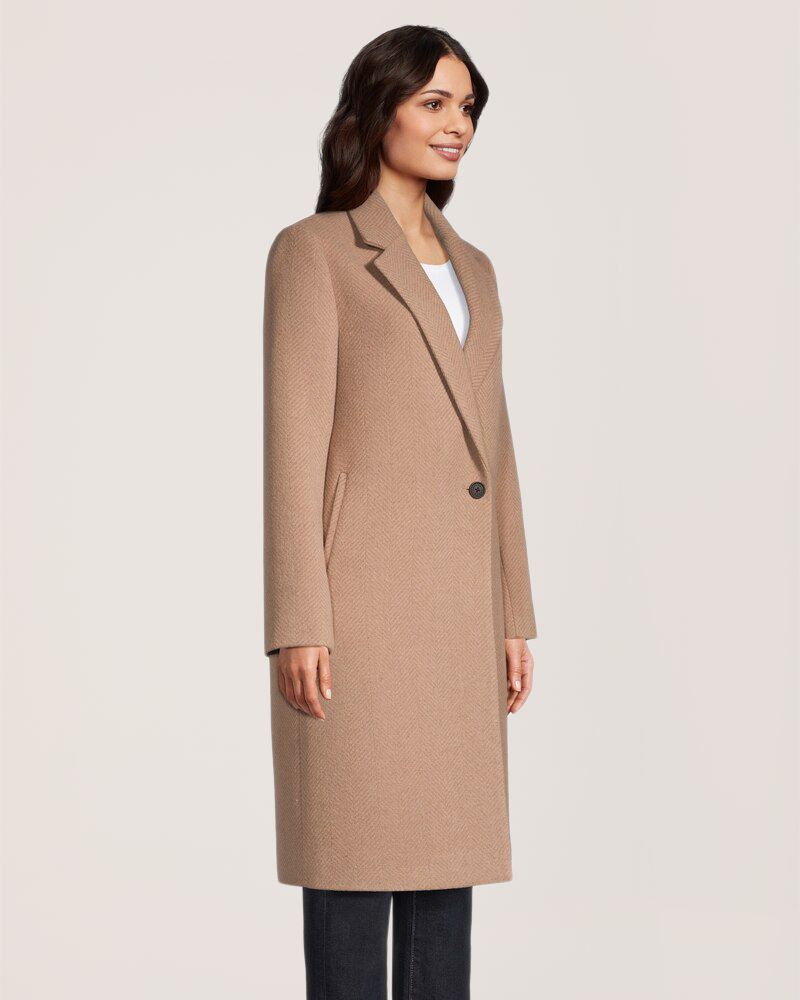 Manteau en mélange de laine pour femmes, Denver Hayes