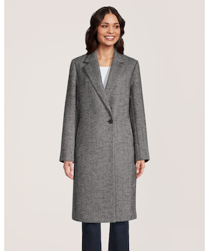 Manteau en mélange de laine pour femmes, Denver Hayes