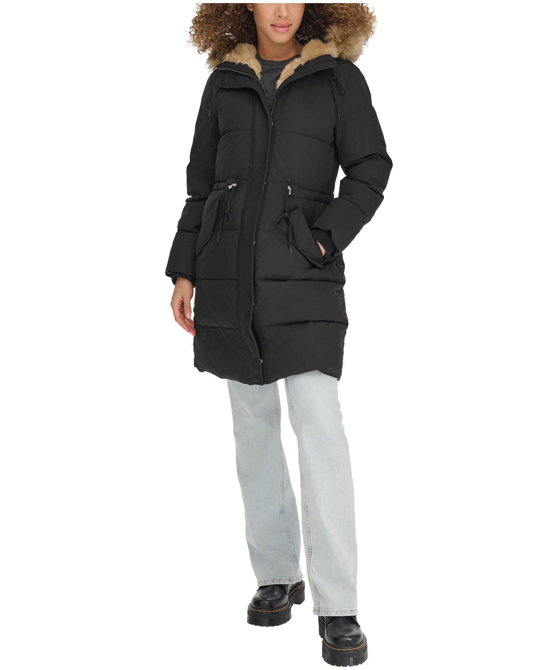 Levi's Women's Clinched Waist Mid-Length Parka | Mark's