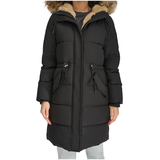 Parka mi-long à taille cintrée pour femmes, Levi's Front_Flat