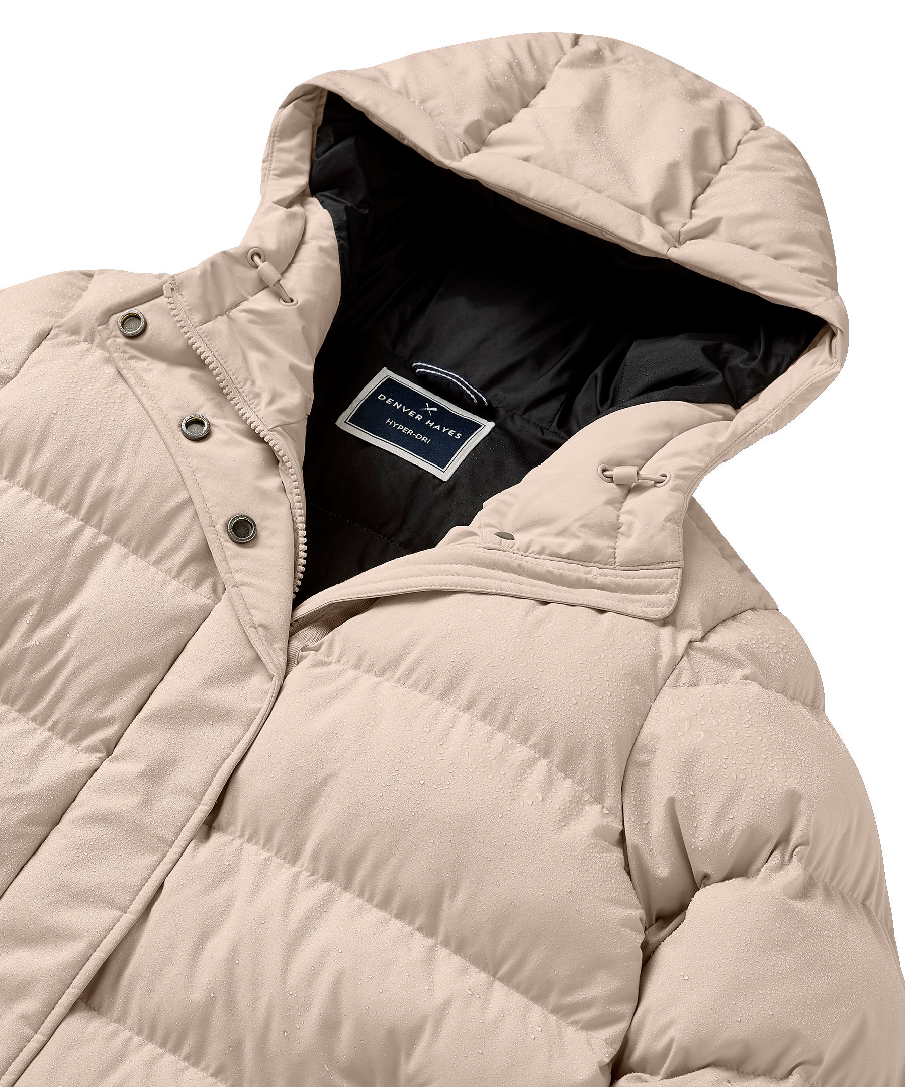 Denver Hayes Women's Hyper-Dri® HD1 Water Repellent Breathable T-Max® Insulated Mid Length Puffer Jacket