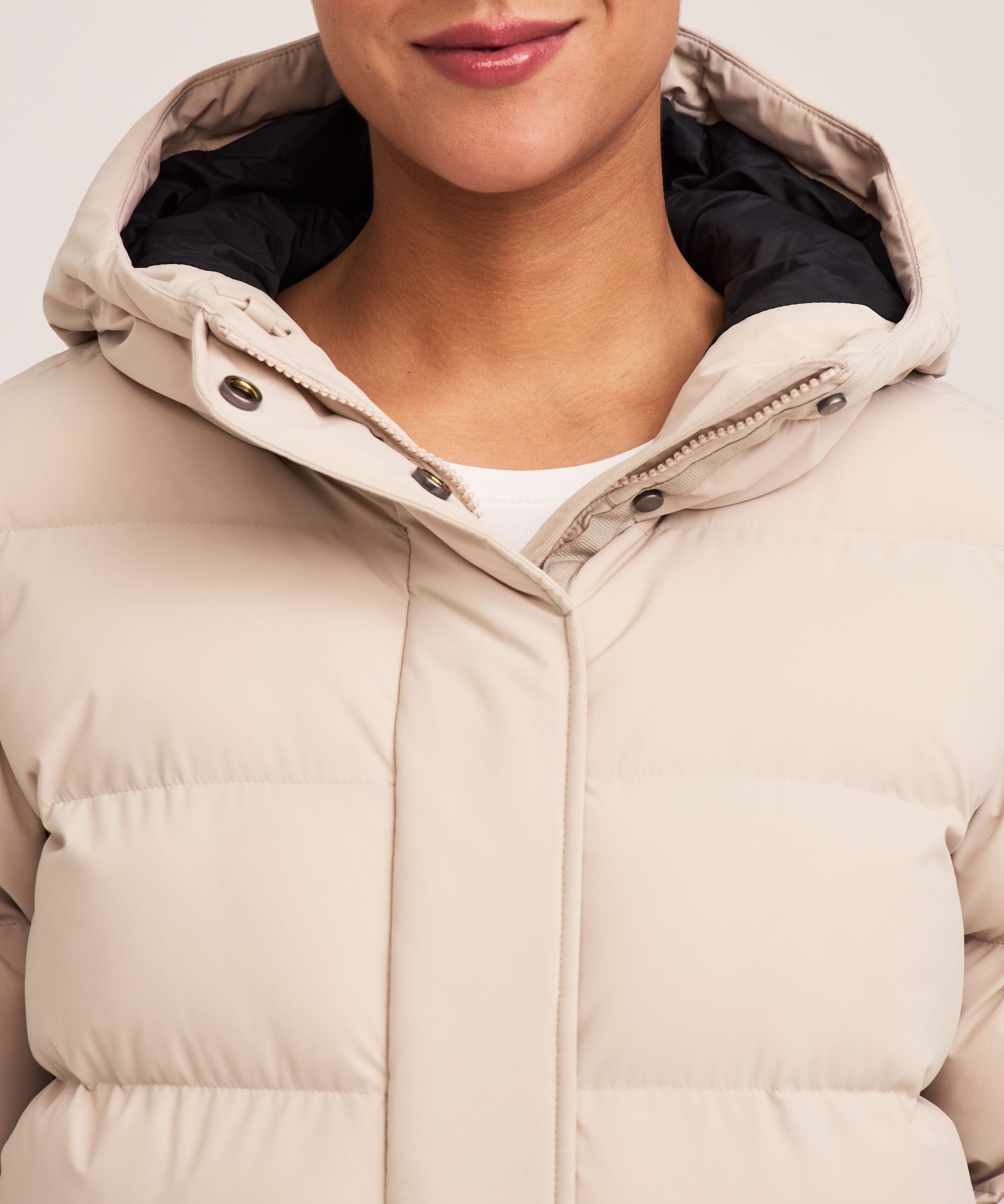 Denver Hayes Women's Hyper-Dri® HD1 Water Repellent Breathable T-Max® Insulated Mid Length Puffer Jacket