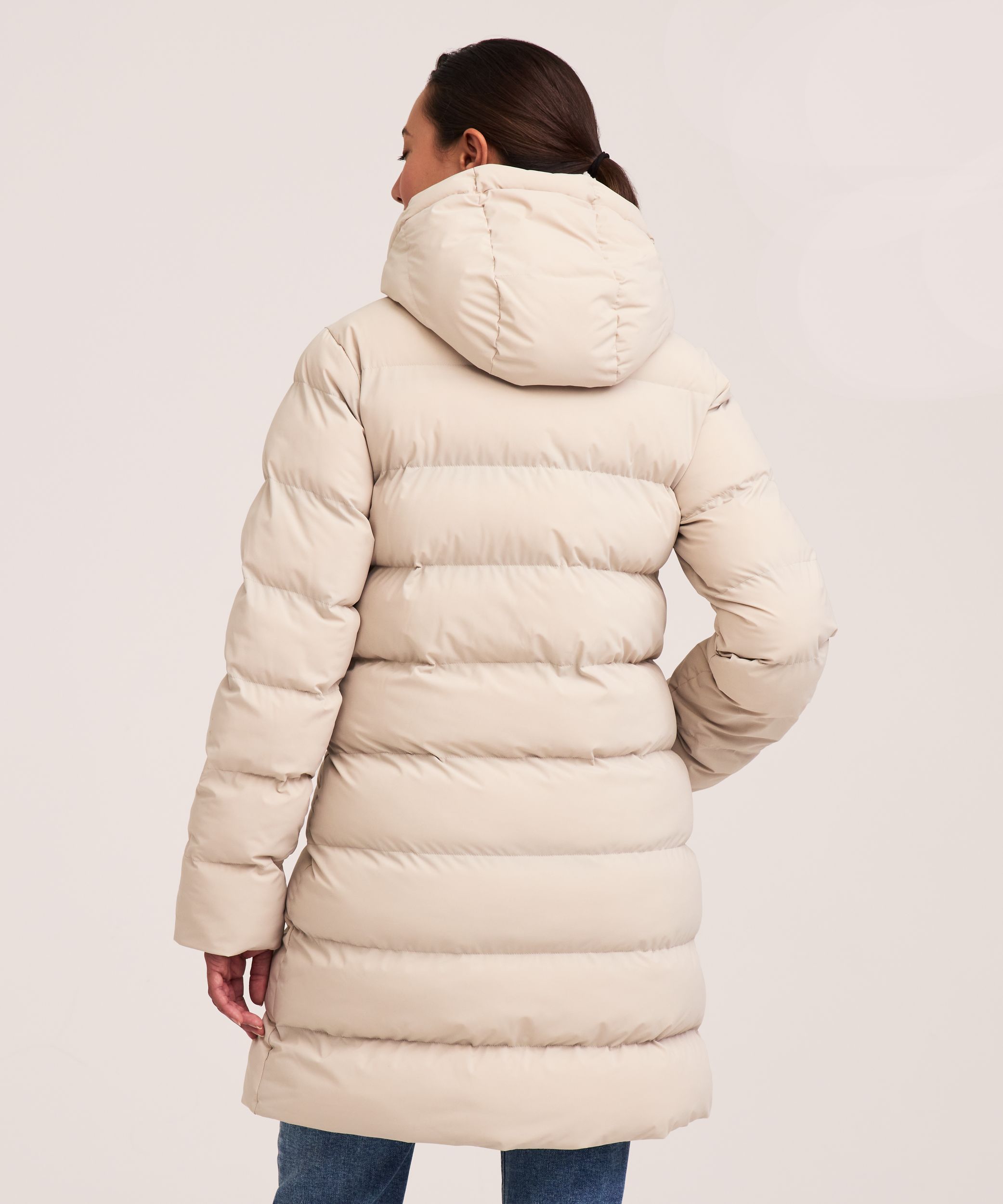 Denver Hayes Women's Hyper-Dri® HD1 Water Repellent Breathable T-Max® Insulated Mid Length Puffer Jacket