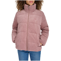 Levi's Women's Corduroy Insulated Puffer Jacket Front_Angled_Left