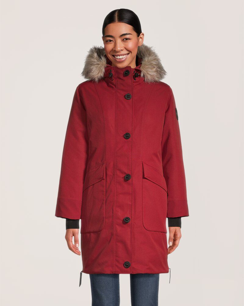 WindRiver Women's Heritage Hyper-Dri® HD2 Water Resistant-Breathable T-Max® Insulated Long Parka Jacket