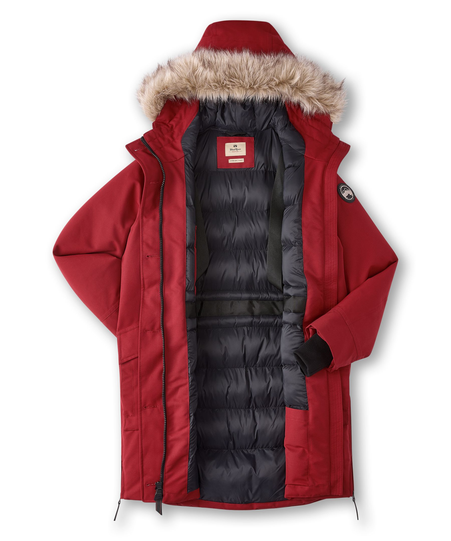 WindRiver Women's Heritage Hyper-Dri® HD2 Water Resistant-Breathable T-Max® Insulated Long Parka Jacket