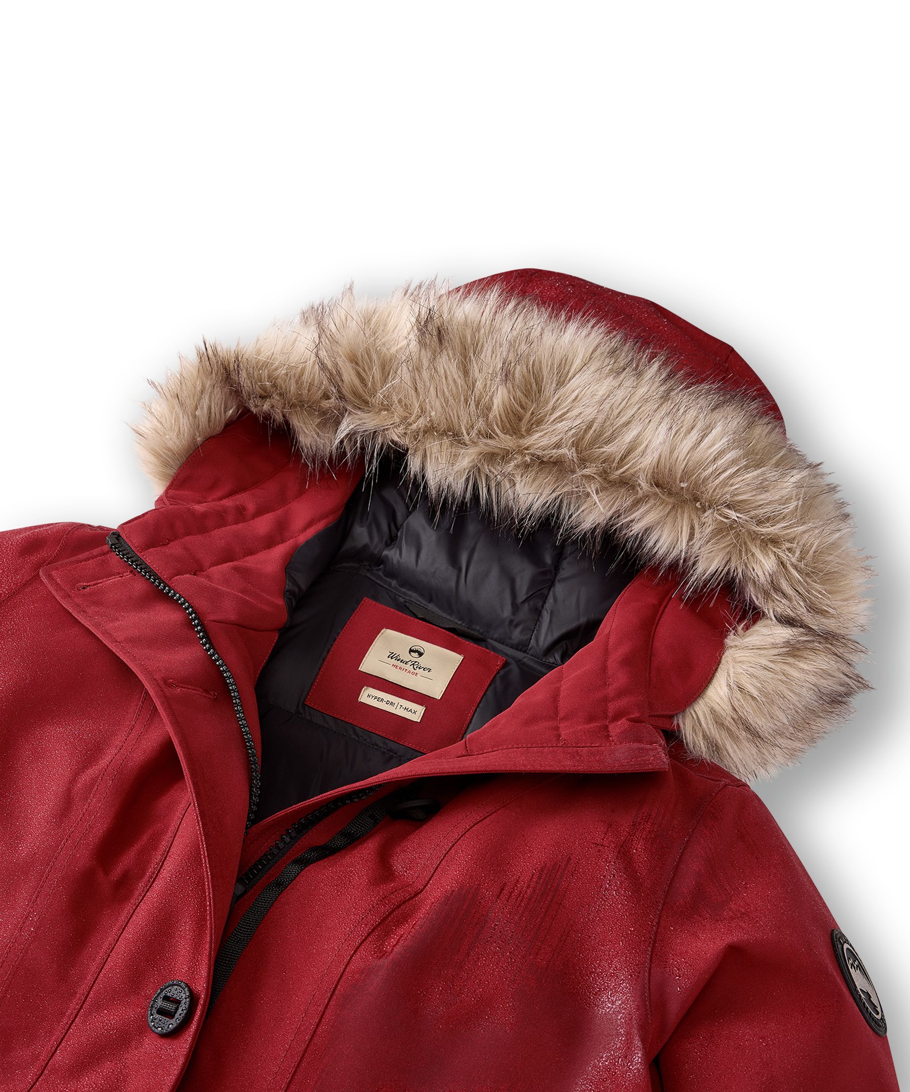 WindRiver Women's Heritage Hyper-Dri® HD2 Water Resistant-Breathable T-Max® Insulated Long Parka Jacket