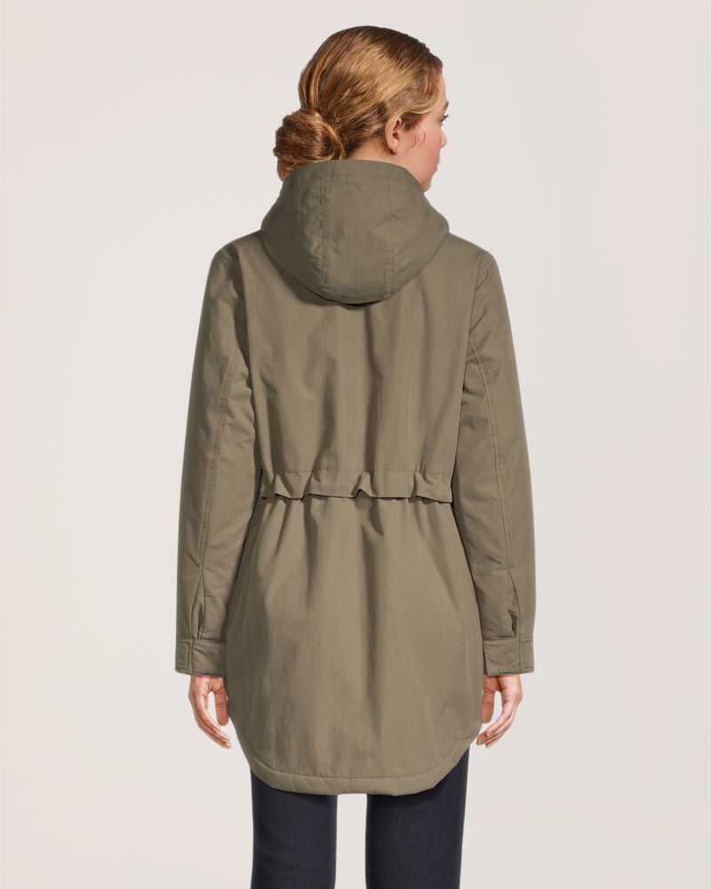 Parka doublé en sherpa pour femmes, Denver Hayes