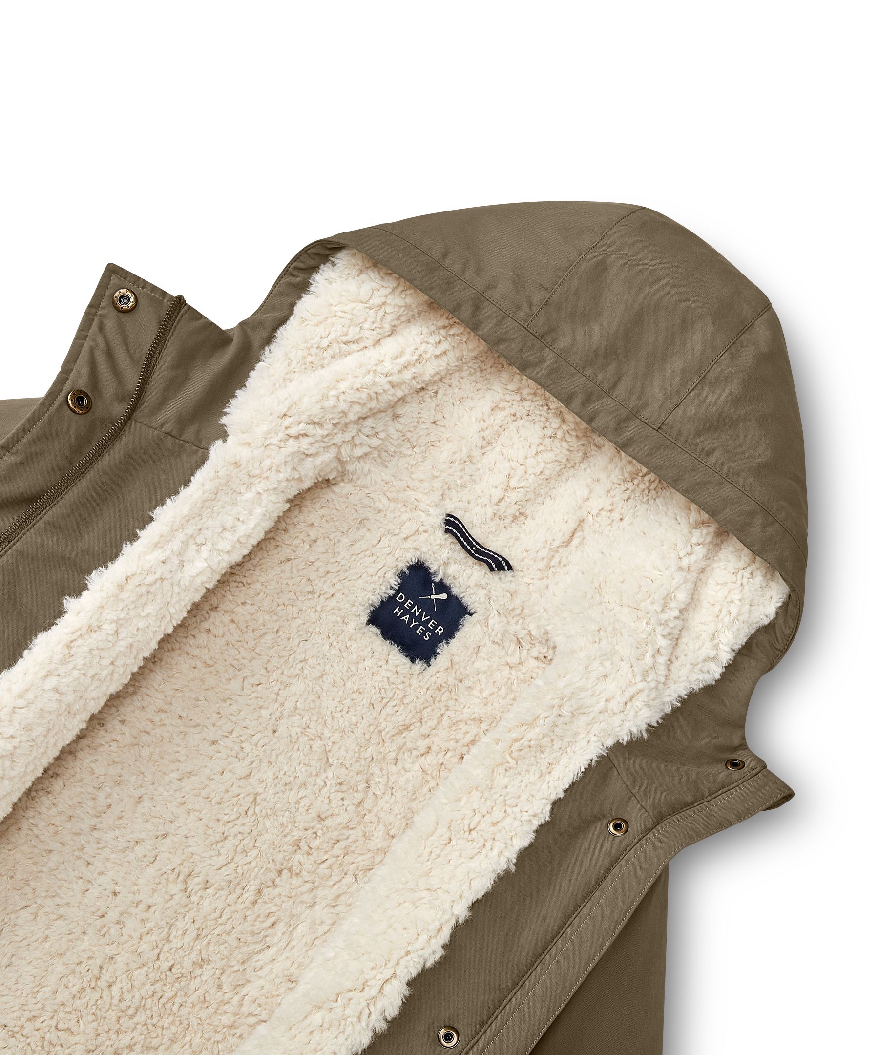 Parka doublé en sherpa pour femmes, Denver Hayes