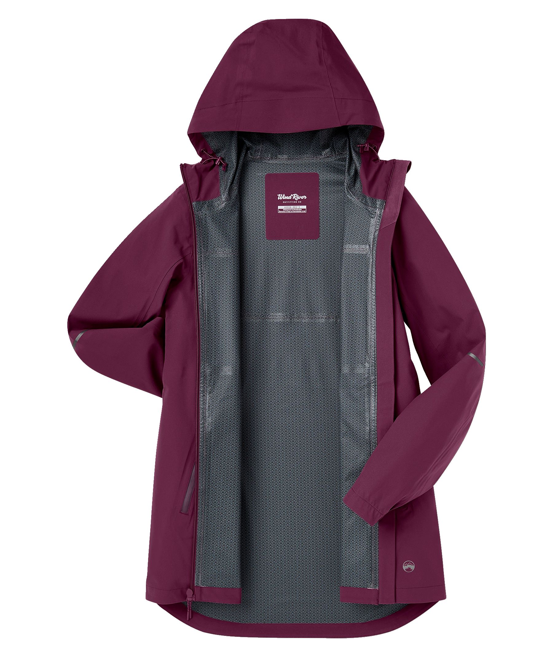 Manteau de pluie imper-respirant et extensible Downpour 2.5L HYPER-DRIMD HD3 WindRiver pour femmes