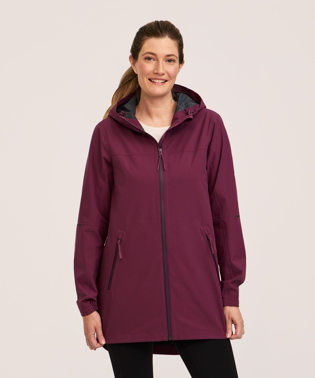 WindRiver Women's Downpour 2.5L Stretch HYPER-DRI® HD3 Waterproof-Breathable Rain Jacket