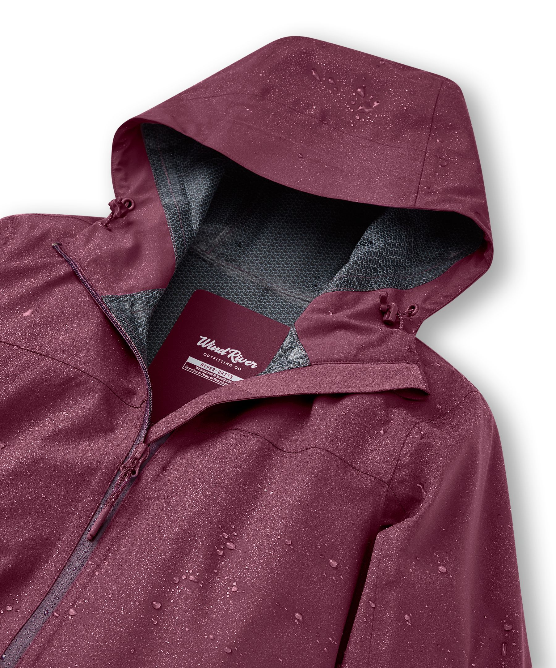 Manteau de pluie imper-respirant et extensible Downpour 2.5L HYPER-DRIMD HD3 WindRiver pour femmes