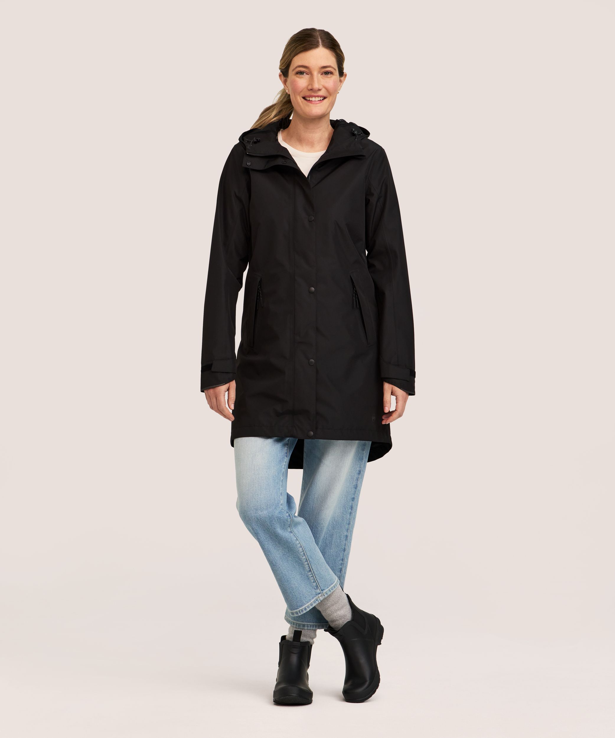 Manteau de pluie long imper-respirant Downpour 2L HYPER-DRIMD HD3 WindRiver pour femmes