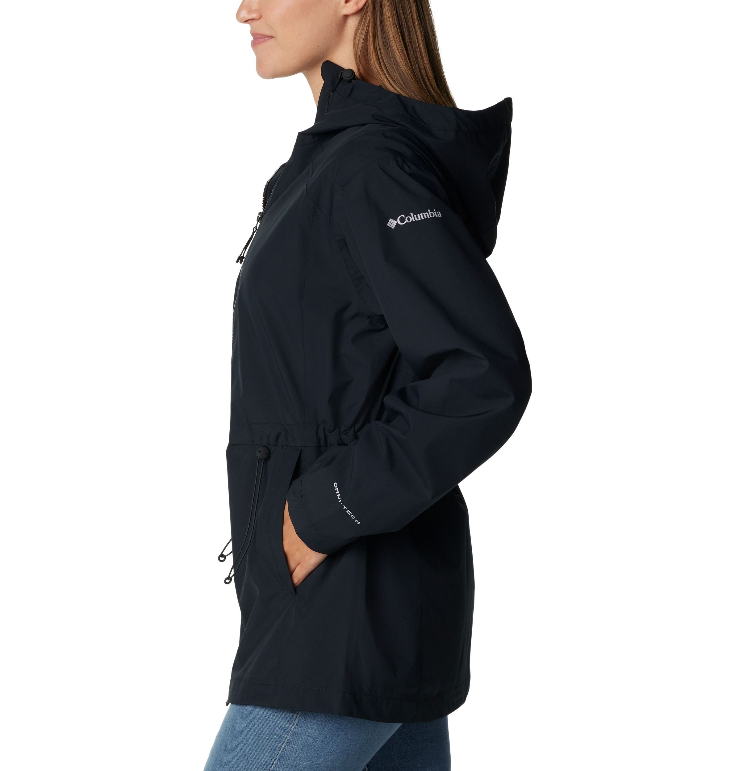 Manteau de pluie à capuchon imper-respirant avec Omni-TECH™, Blossom Park II, Columbia pour femmes