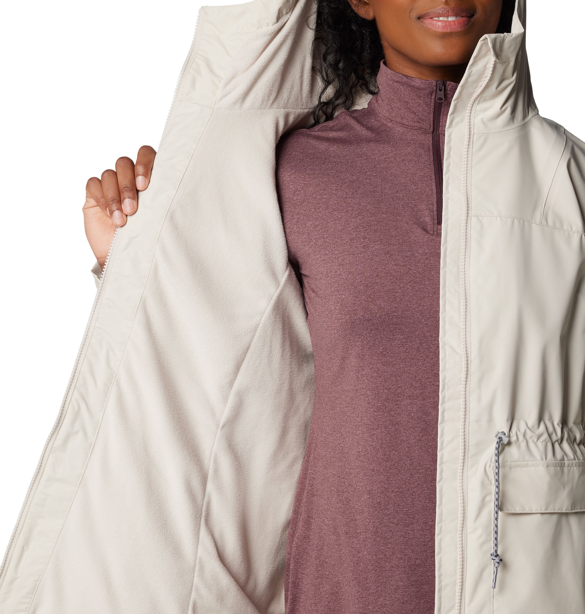 Columbia Women's Sweet Creek II Fleece Lined Omni-Tech Lined Rain Jacket
