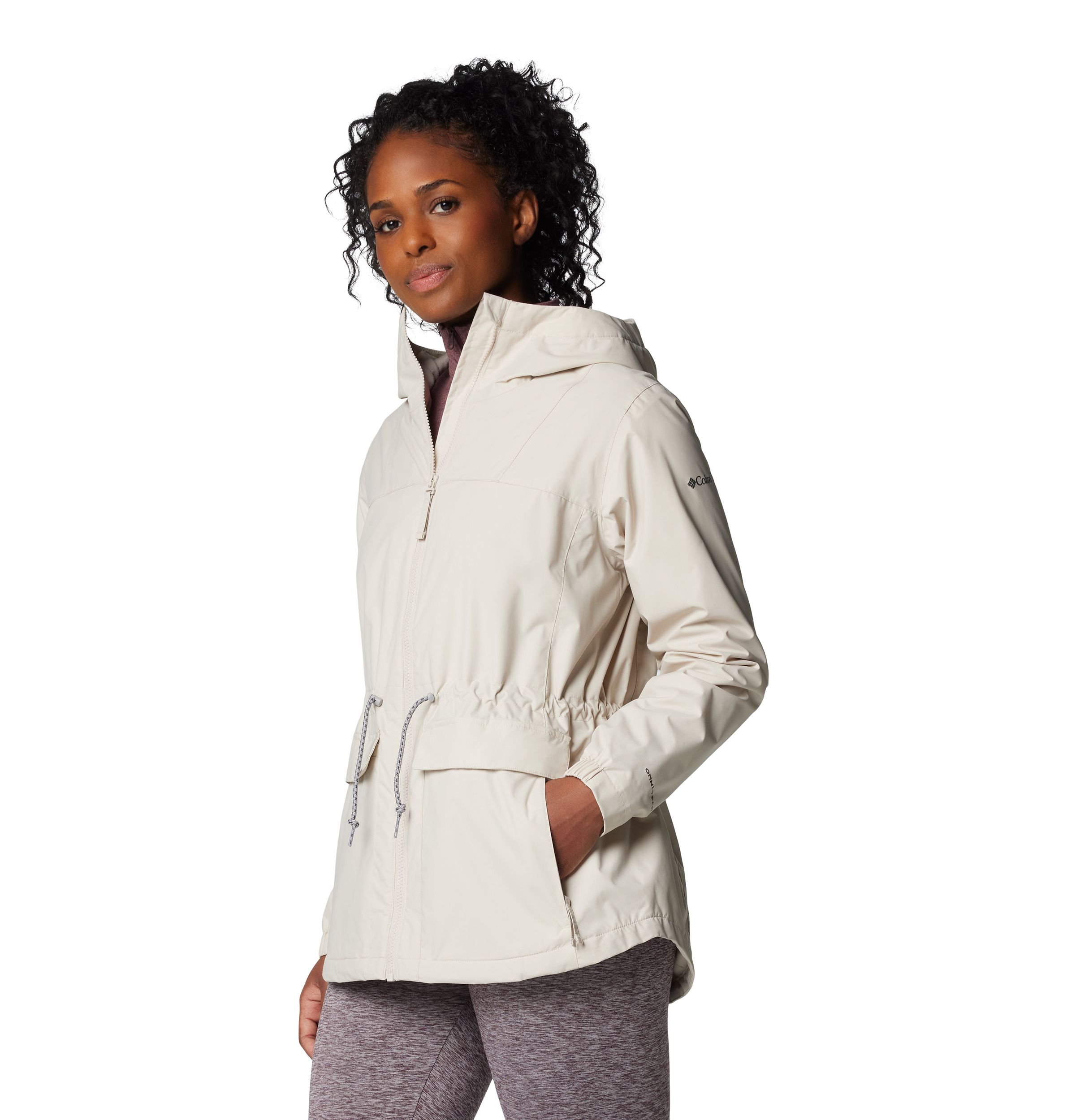 Columbia Women's Sweet Creek II Fleece Lined Omni-Tech Lined Rain Jacket