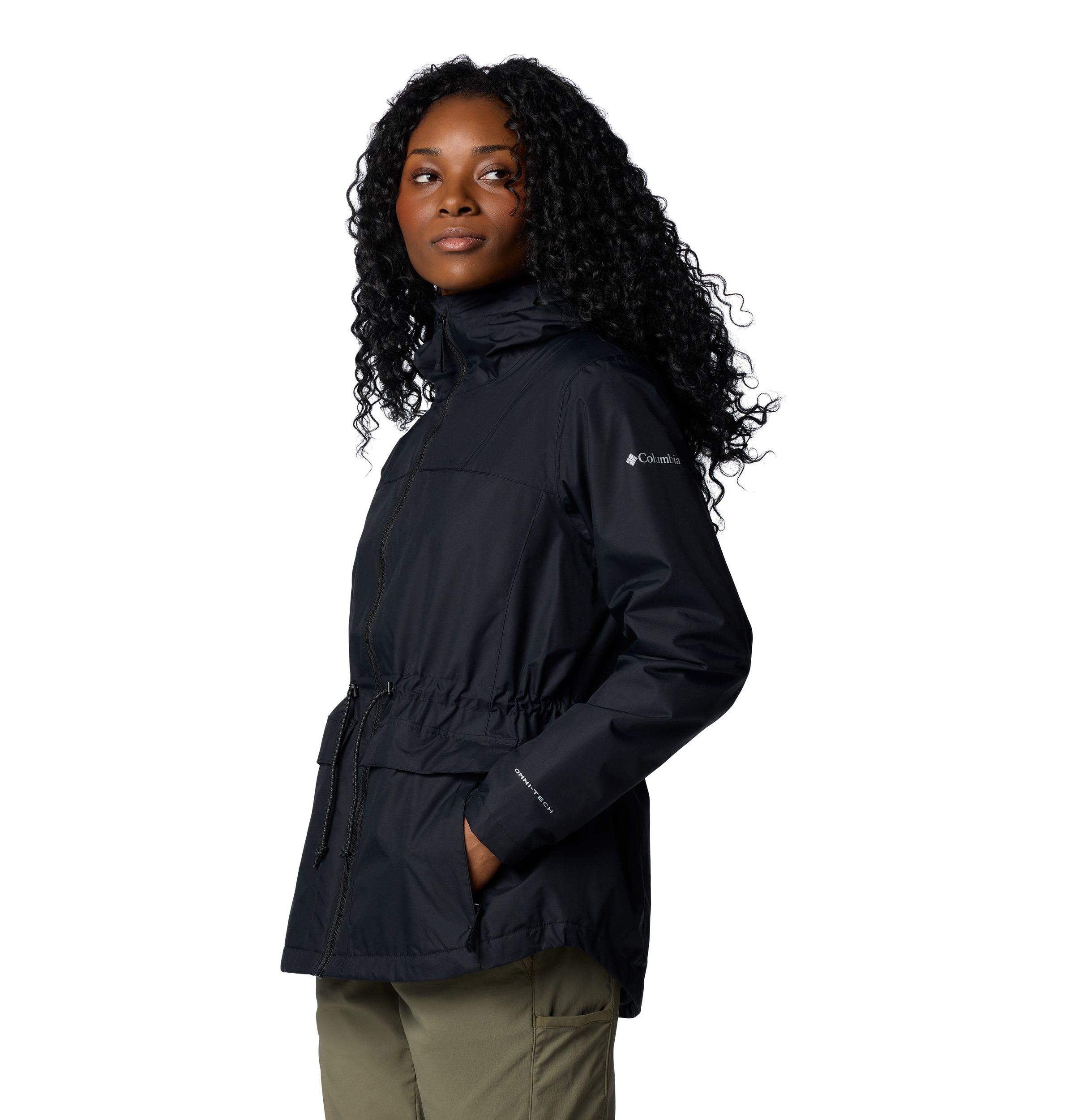 Columbia Women's Sweet Creek II Fleece Lined Omni-Tech Lined Rain Jacket
