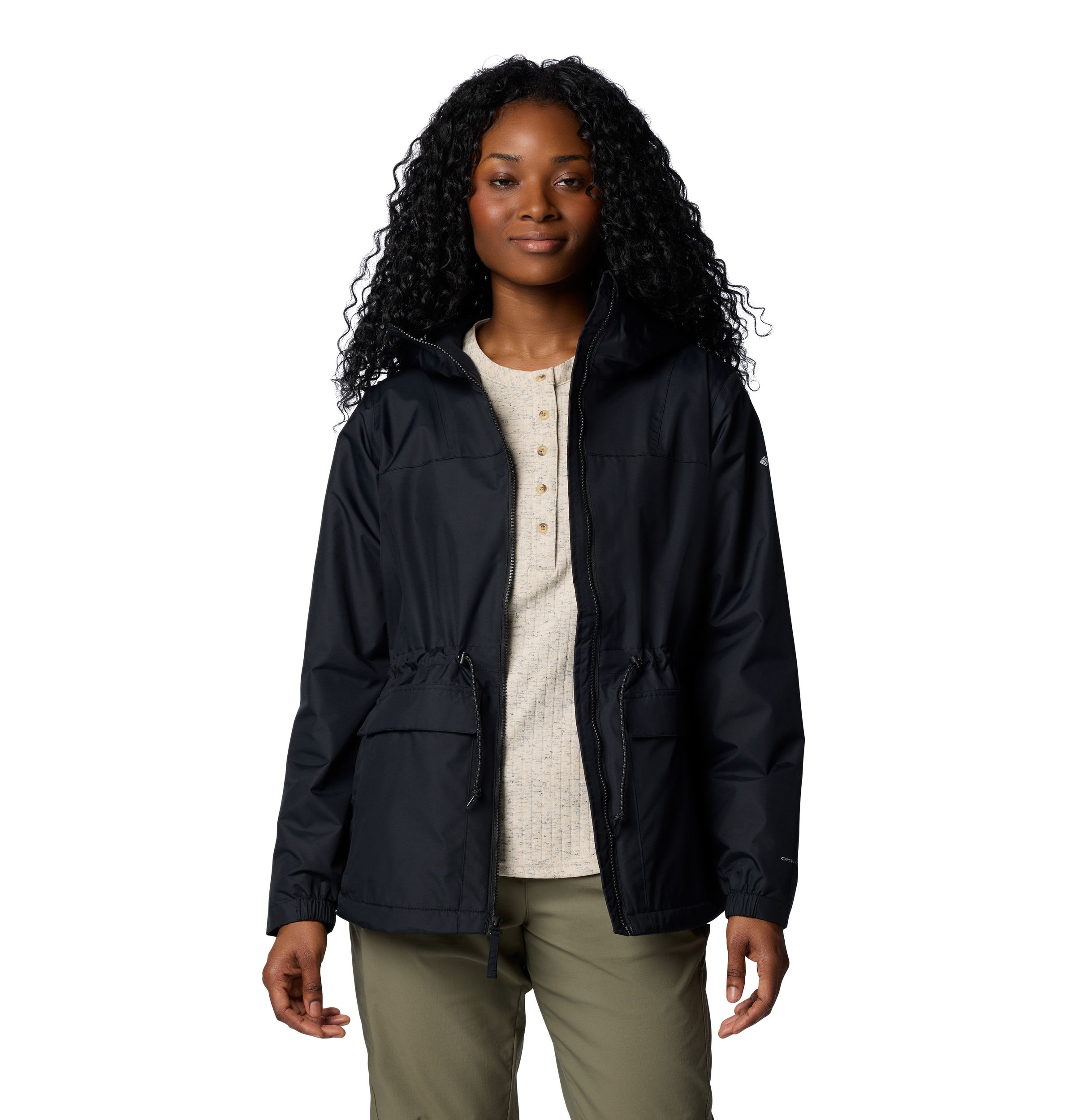 Columbia Women's Sweet Creek II Fleece Lined Omni-Tech Lined Rain Jacket