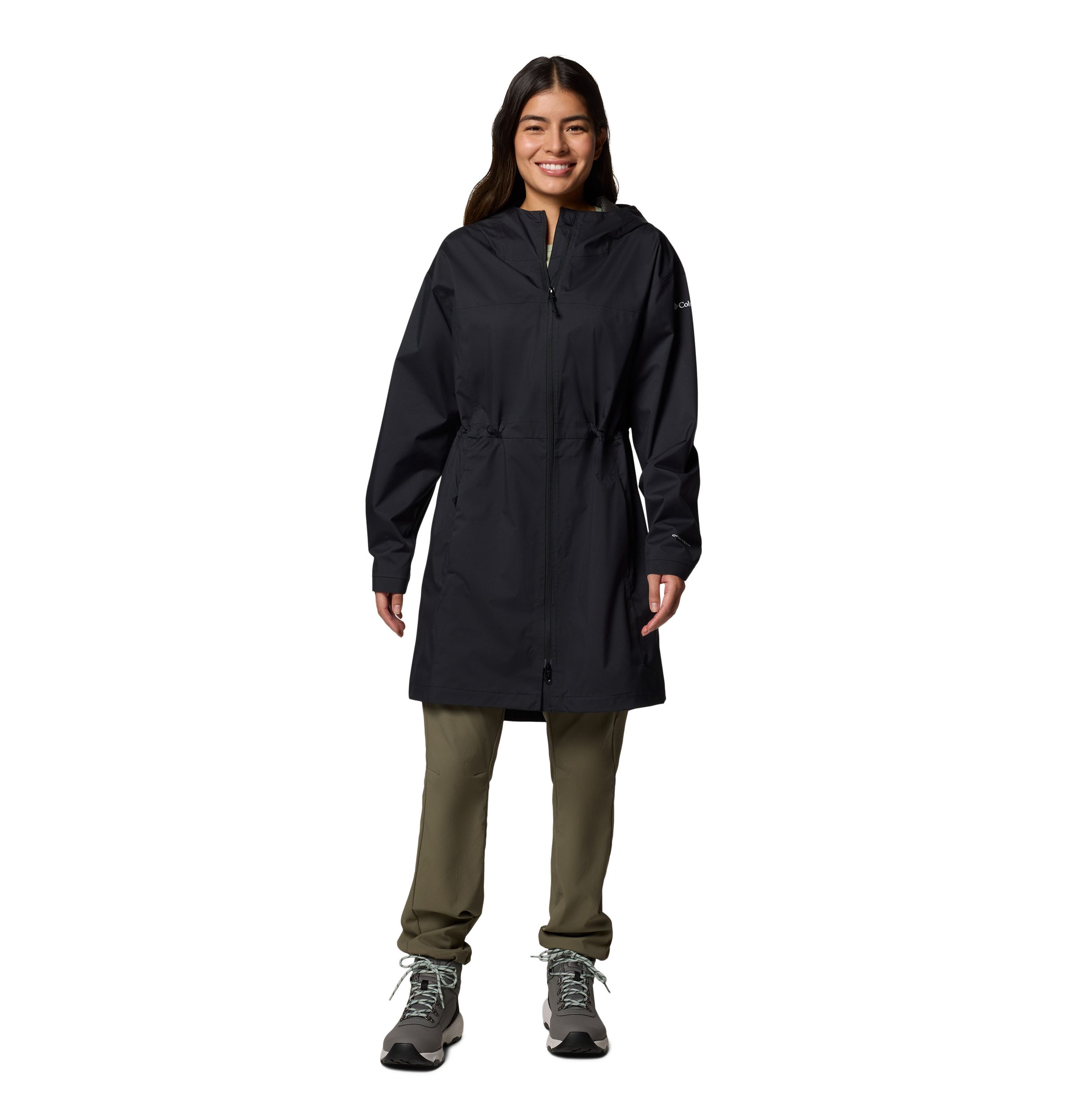 Columbia Women's Weekend Adventure Rain Long Jacket