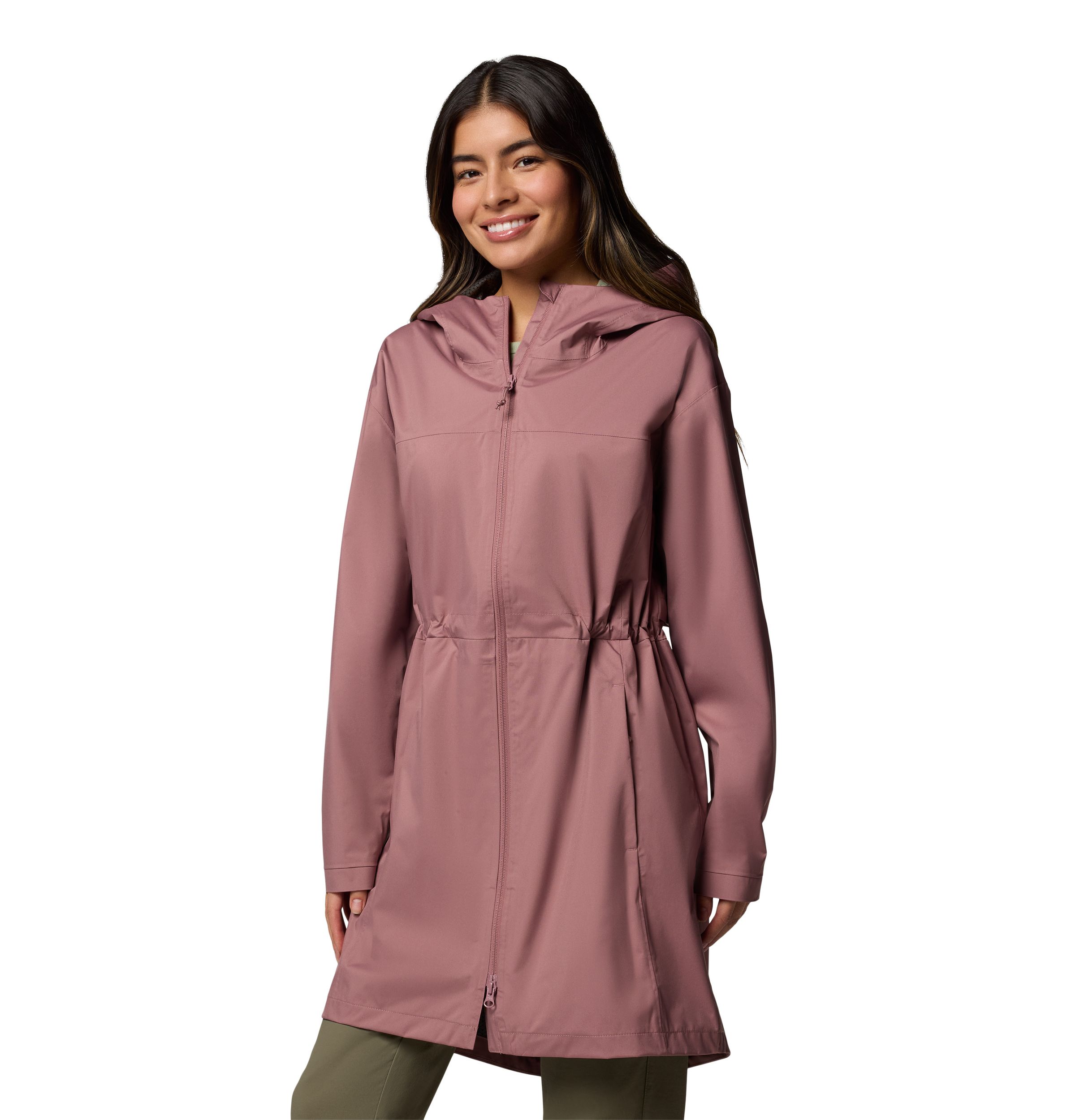 Columbia Women's Weekend Adventure Waterproof Rain Long Jacket