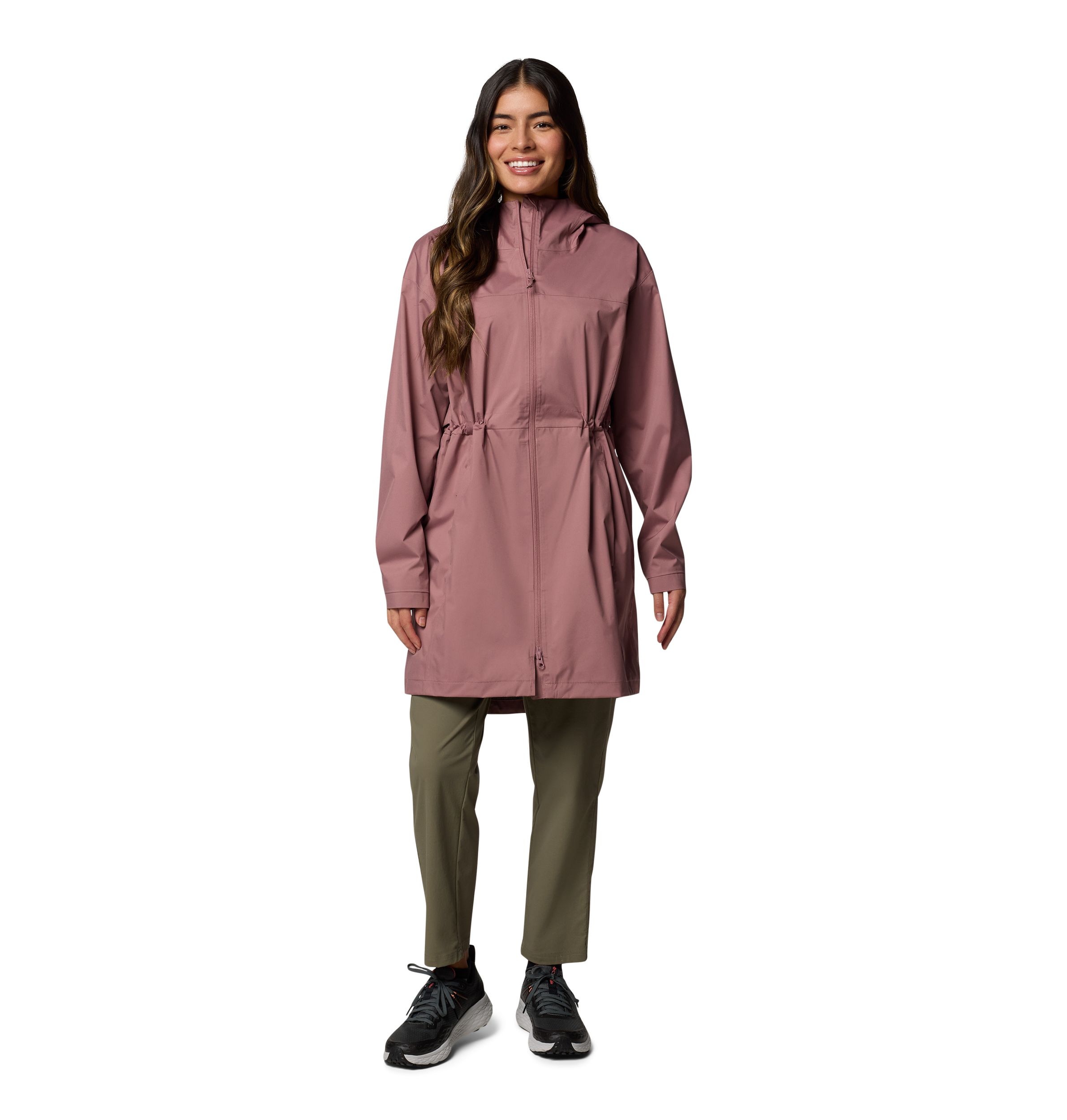 Columbia Women's Weekend Adventure Waterproof Rain Long Jacket