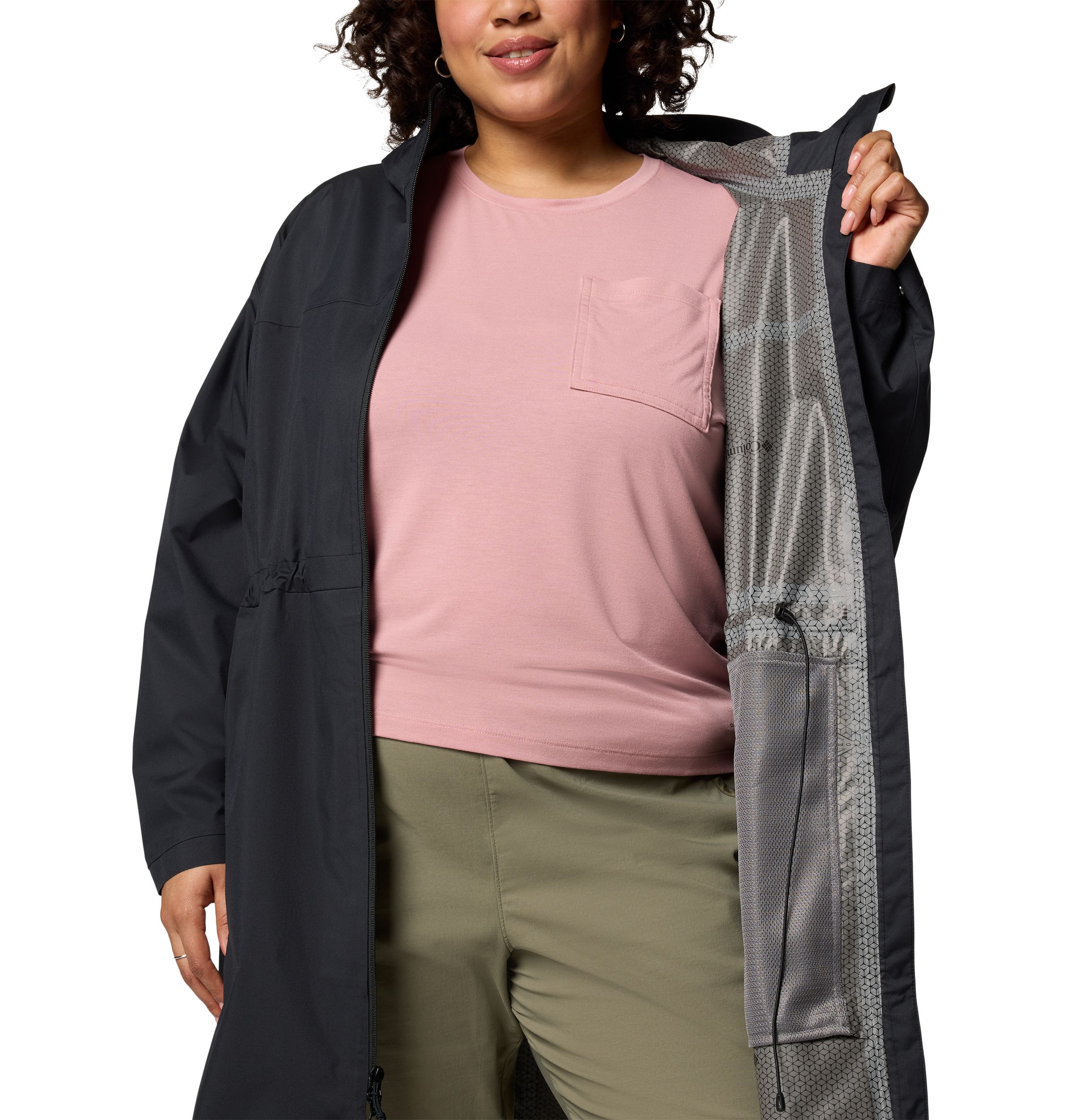 Columbia Women's Weekend Adventure Rain Long Jacket
