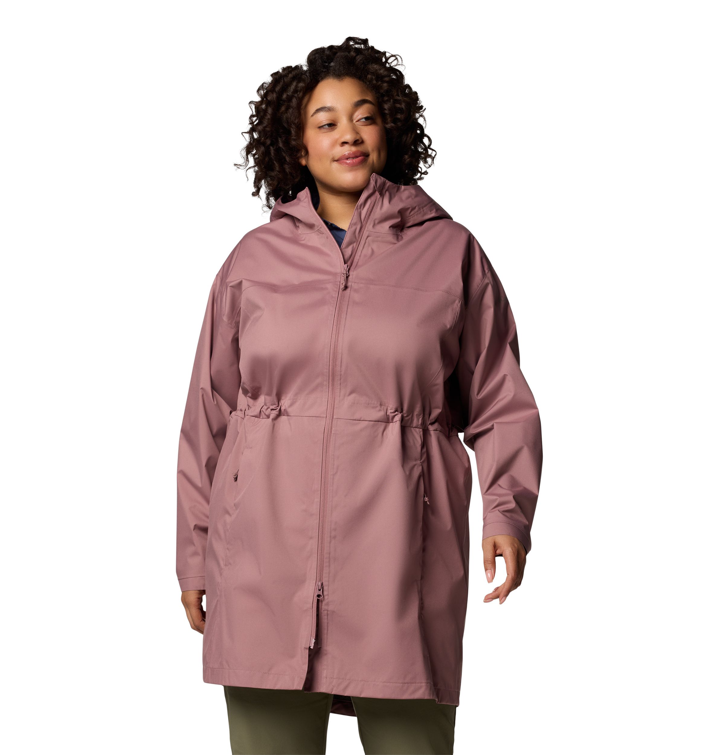 Columbia Women's Weekend Adventure Waterproof Rain Long Jacket