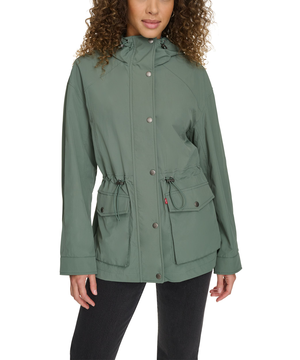 Veste imperméable coupe-vent à capuche pour femmes, Levi's