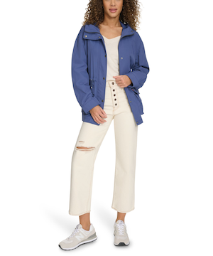 Veste imperméable coupe-vent à capuche pour femmes, Levi's