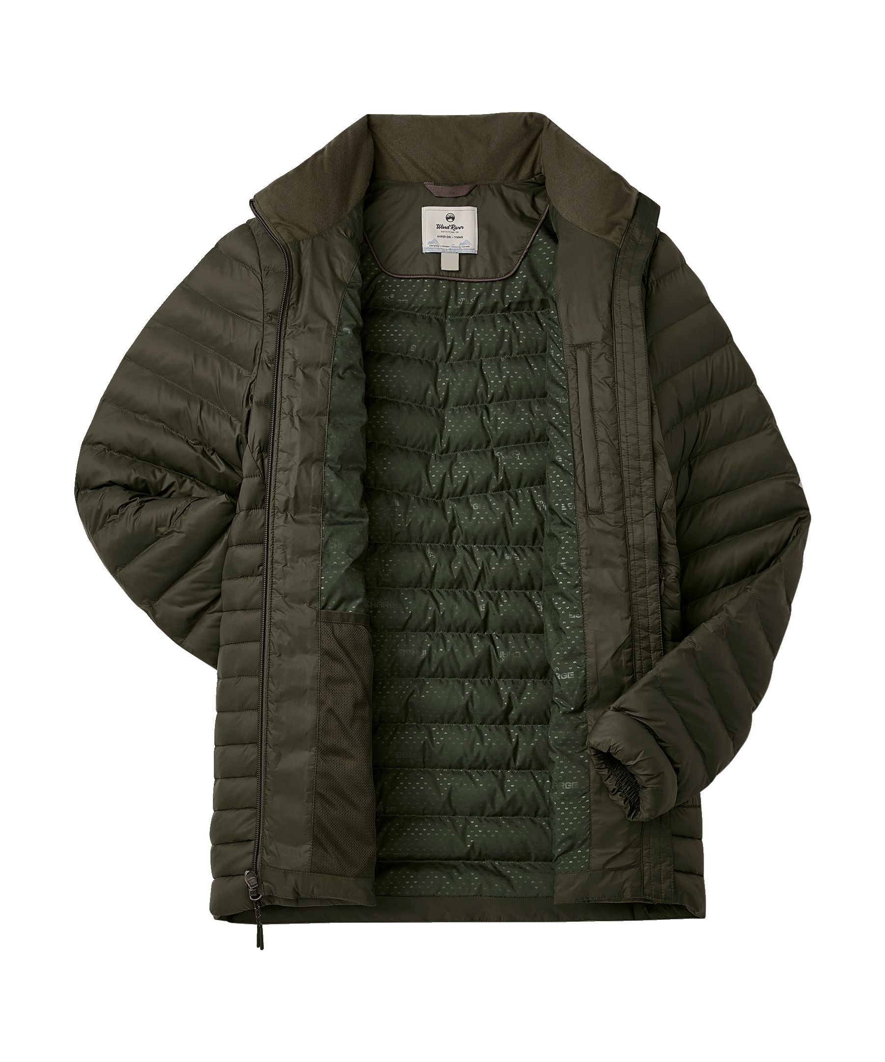 Veste bouffante avec HD1 et T-MAX Charge pour femmes, WindRiver