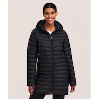 WindRiver Women's HD1 T-MAX Charge Puffer Long Jacket Front_Flat