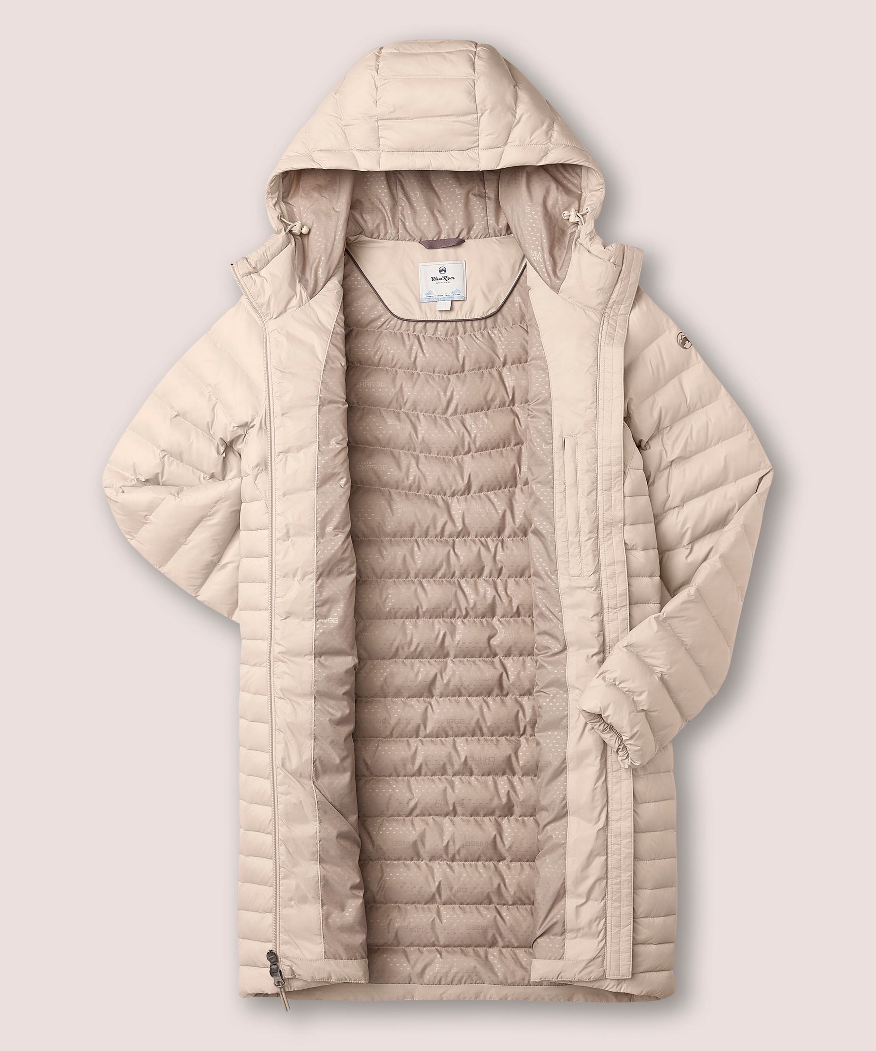 WindRiver Women's HD1 T-MAX Charge Puffer Long Jacket