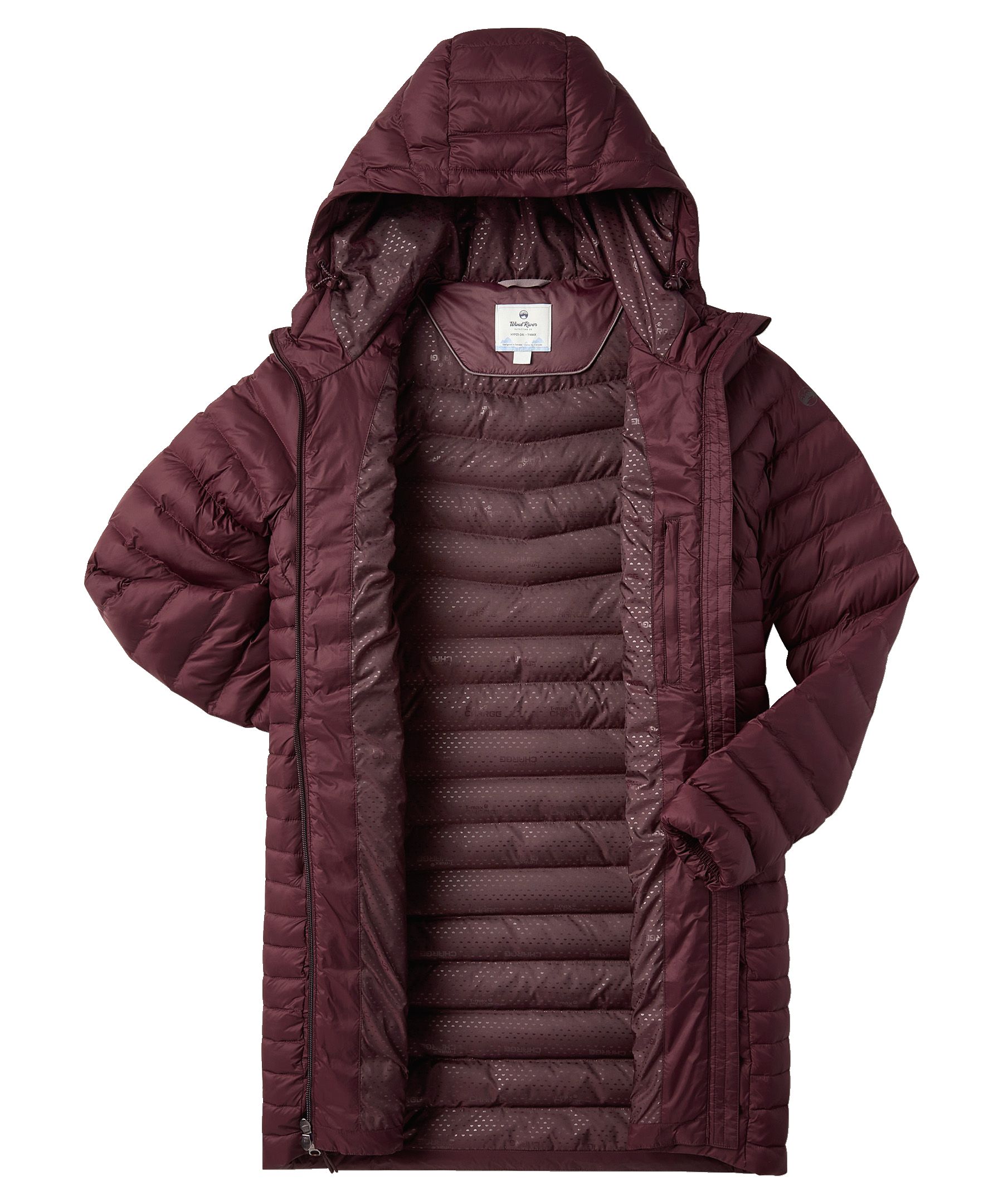 WindRiver Women's HD1 T-MAX Charge Puffer Long Jacket