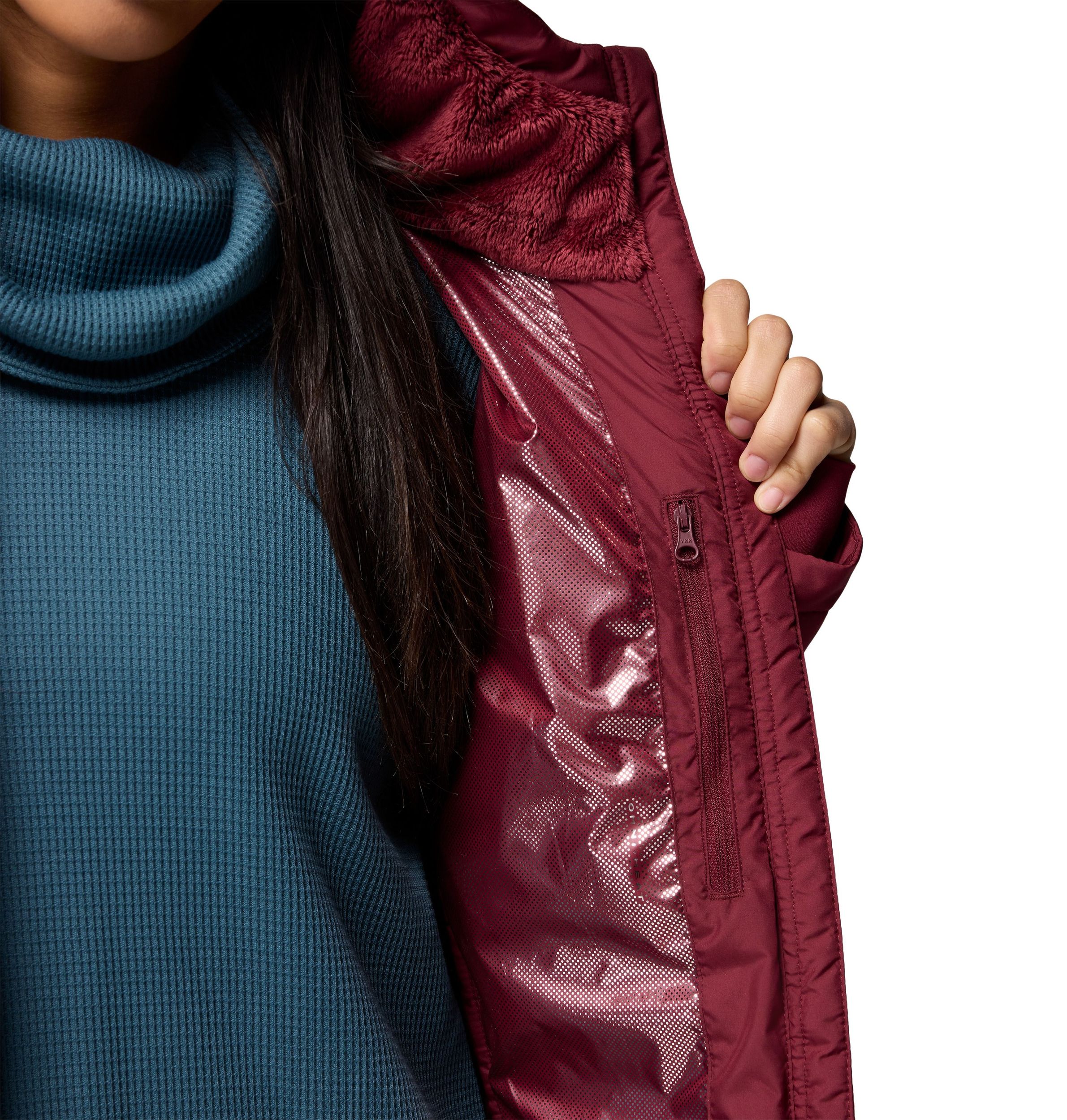 Columbia Women's Heavenly Omni-Heat Reflective Long Hooded Puffer Jacket