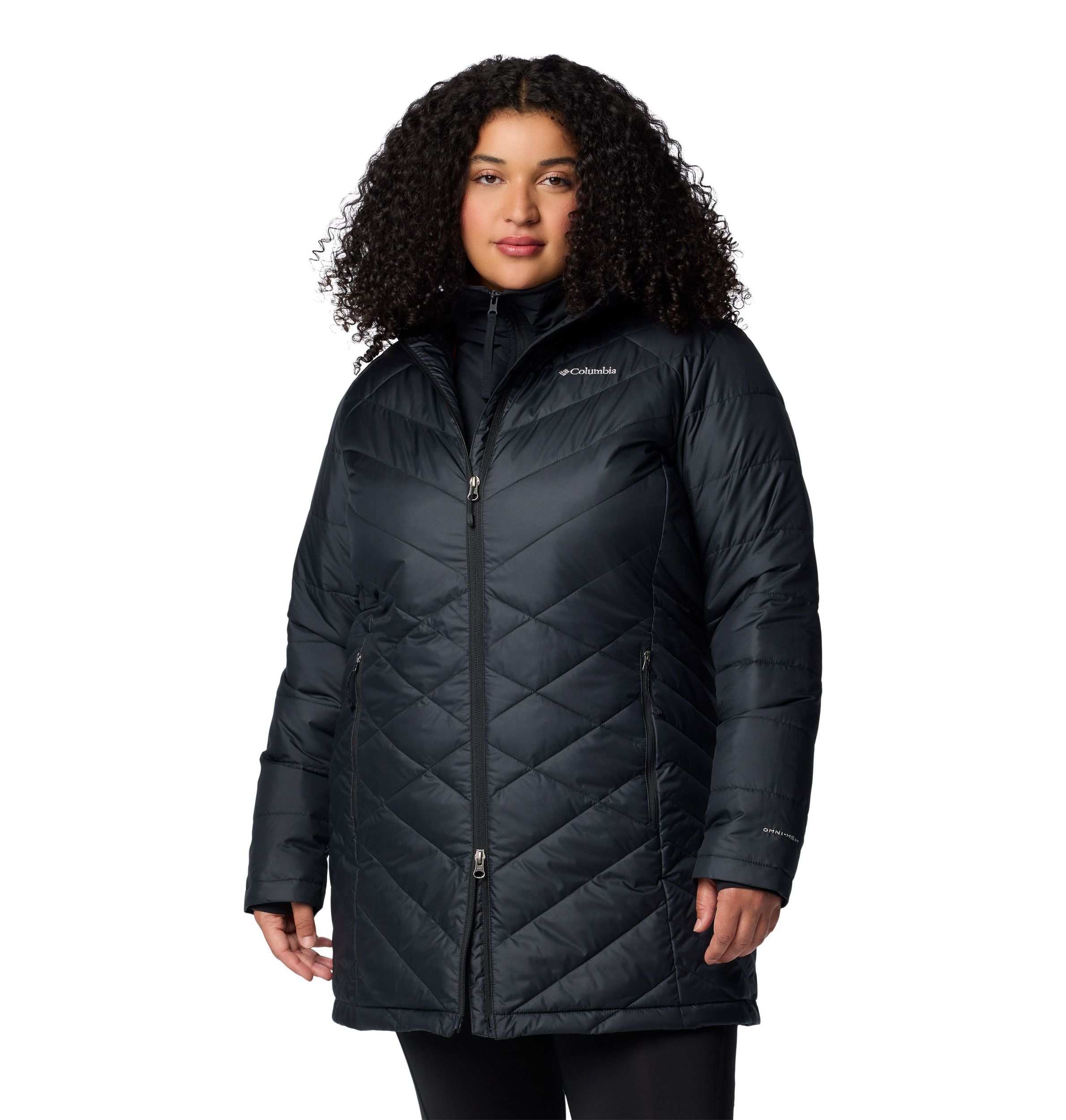 Columbia Women's Heavenly Omni-Heat Reflective Long Hooded Puffer Jacket