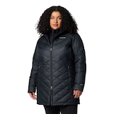 Columbia Women's Heavenly Omni-Heat Reflective Long Hooded Puffer Jacket Front_Angled_Left
