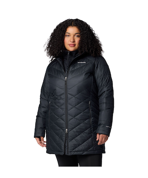 Columbia Women's Heavenly Omni-Heat Reflective Long Hooded Puffer Jacket