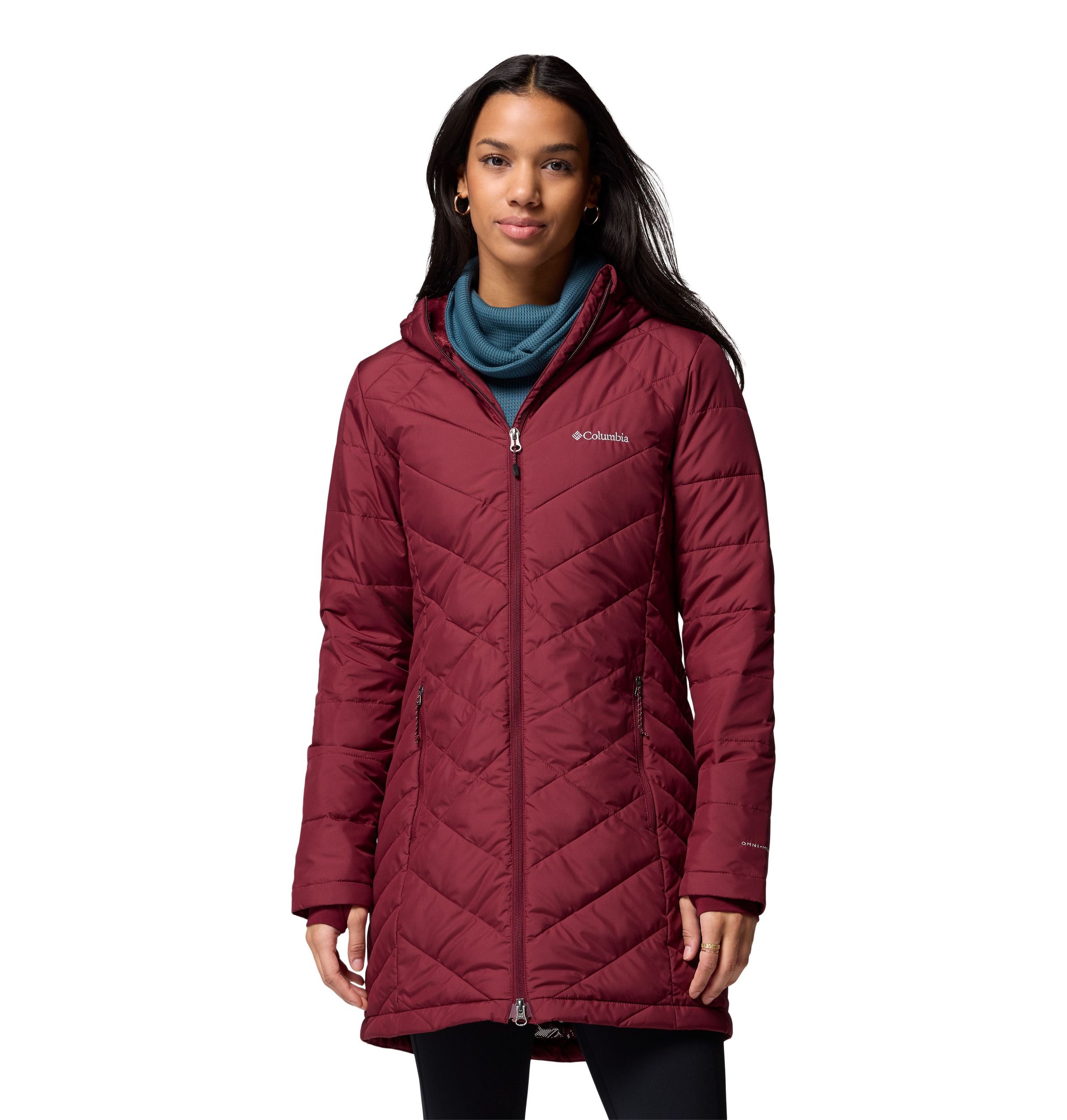 Columbia Women's Heavenly Omni-Heat Reflective Long Hooded Puffer