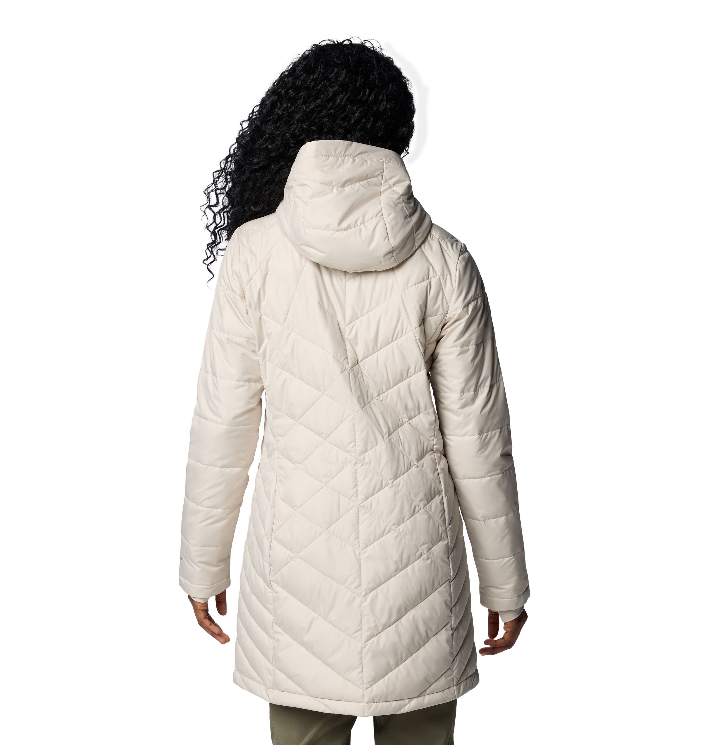 Columbia Women's Heavenly Omni-Heat Reflective Long Hooded Puffer Jacket