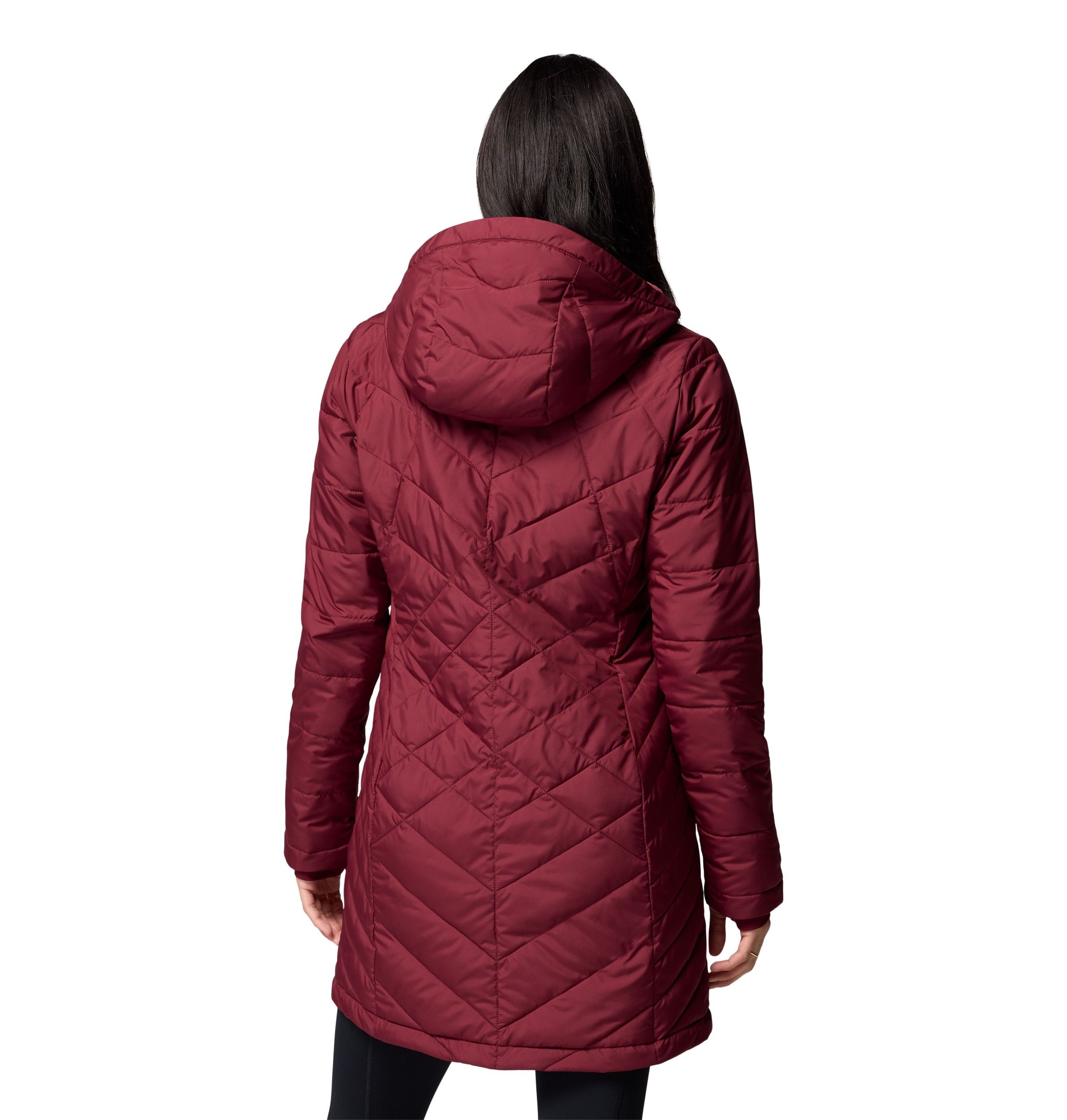 Columbia Women's Heavenly Omni-Heat Reflective Long Hooded Puffer Jacket