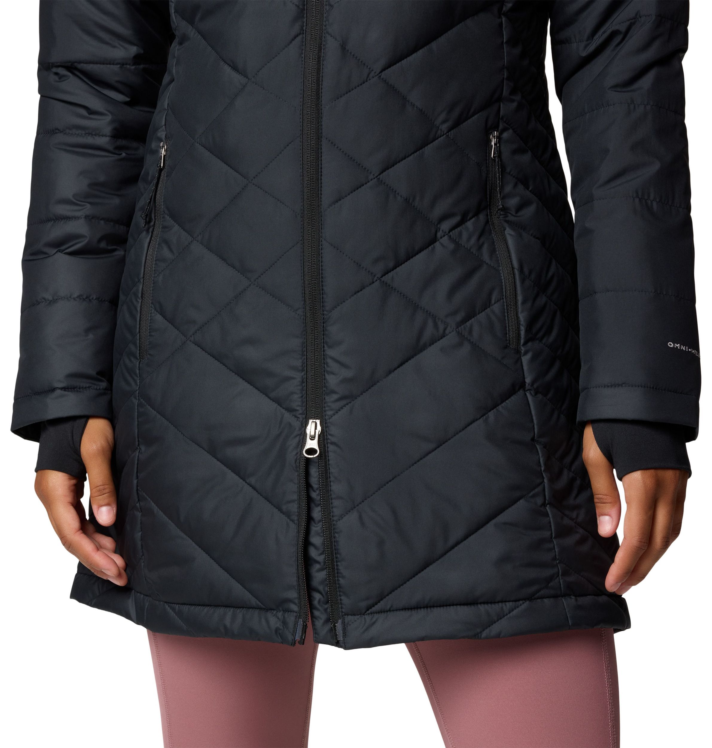 Columbia Women's Heavenly Omni-Heat Reflective Long Hooded Puffer Jacket