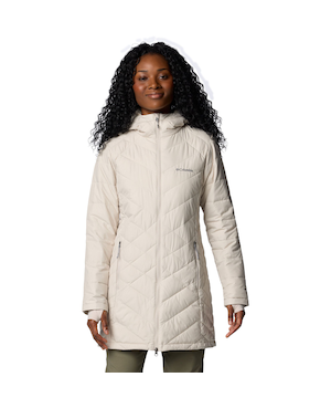 Columbia Women's Heavenly Omni-Heat Reflective Long Hooded Puffer Jacket