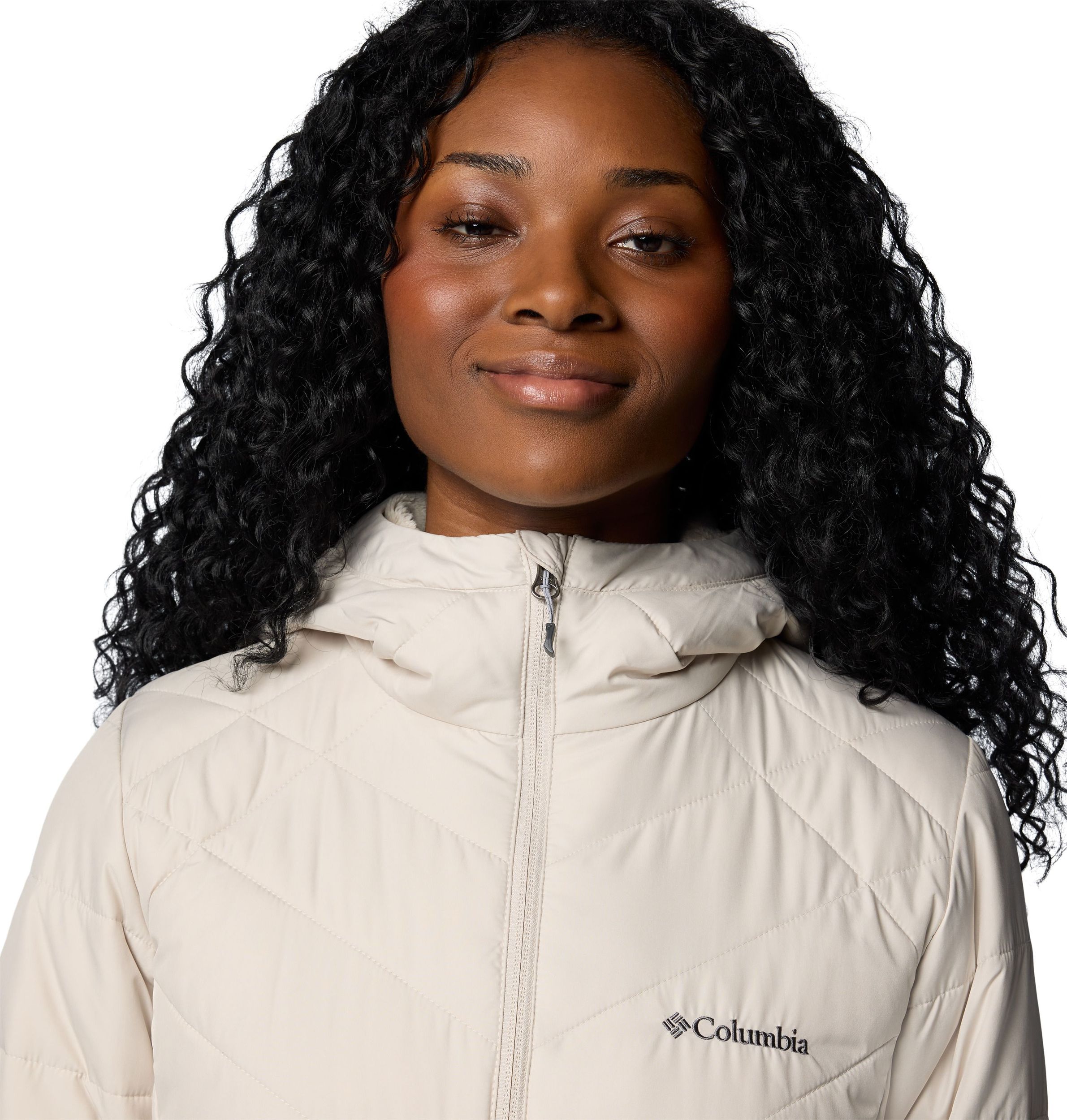 Columbia Women's Heavenly Omni-Heat Reflective Long Hooded Puffer Jacket