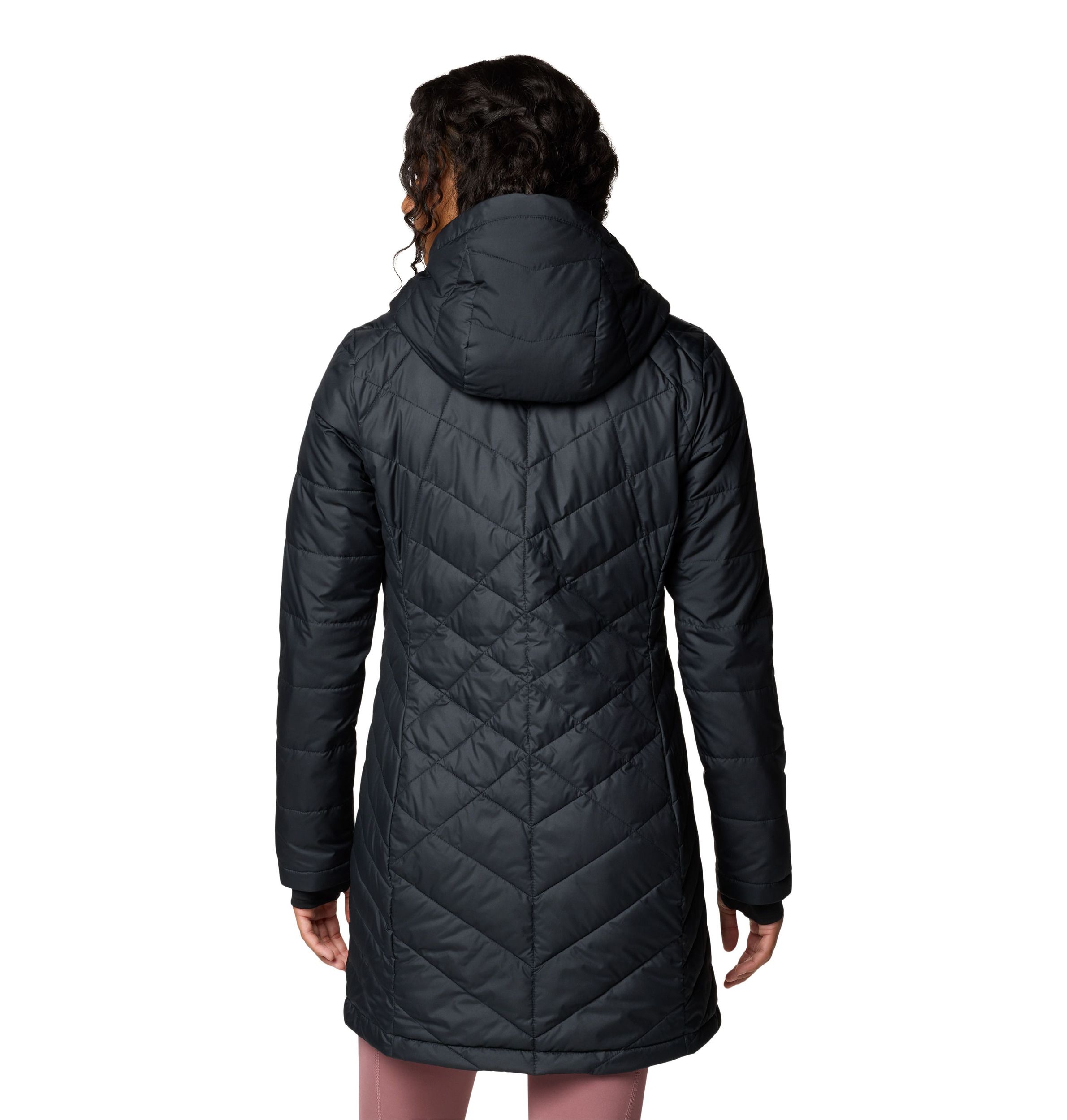 Columbia Women's Heavenly Omni-Heat Reflective Long Hooded Puffer Jacket