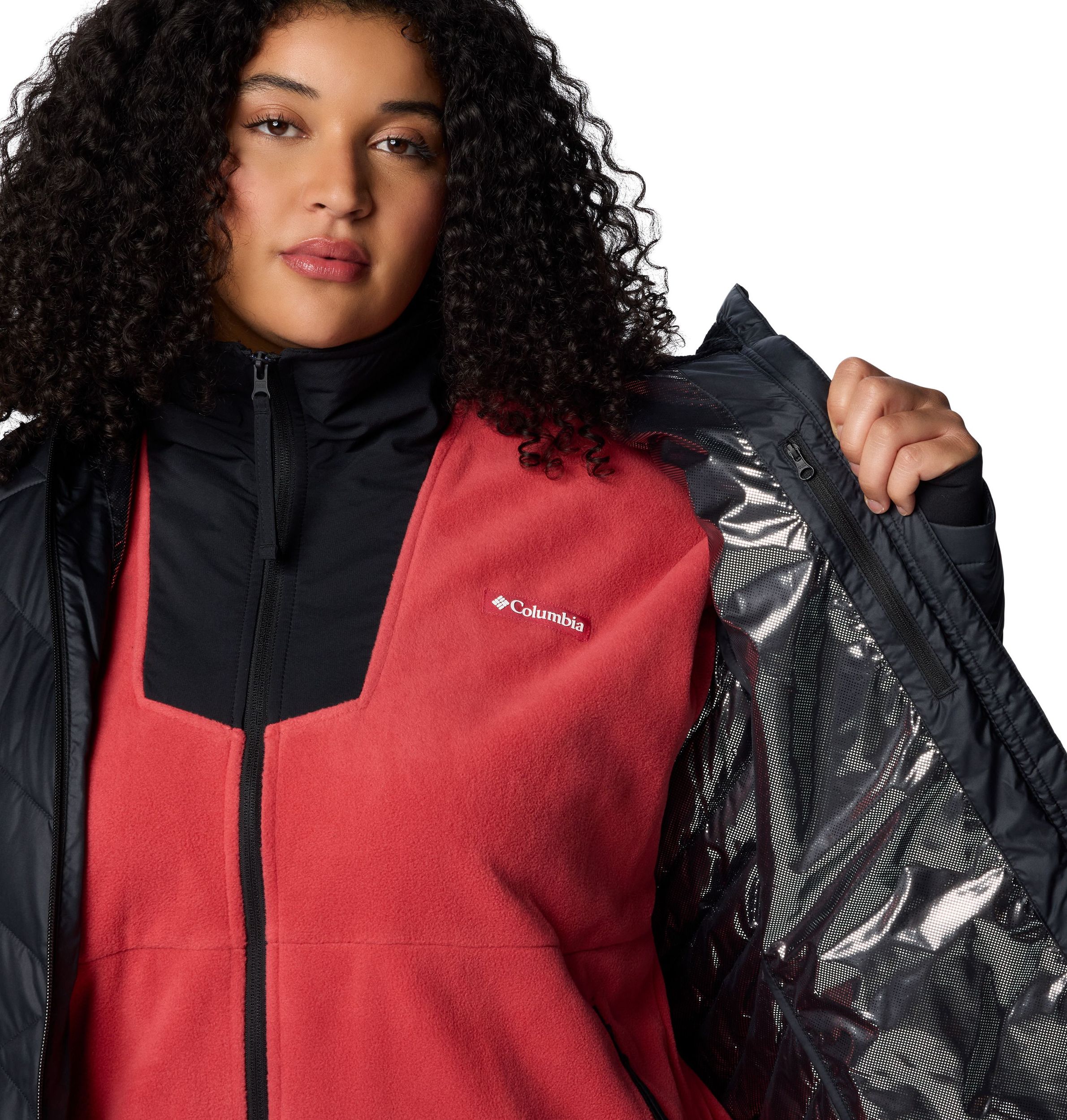 Columbia Women's Heavenly Omni-Heat Reflective Long Hooded Puffer Jacket