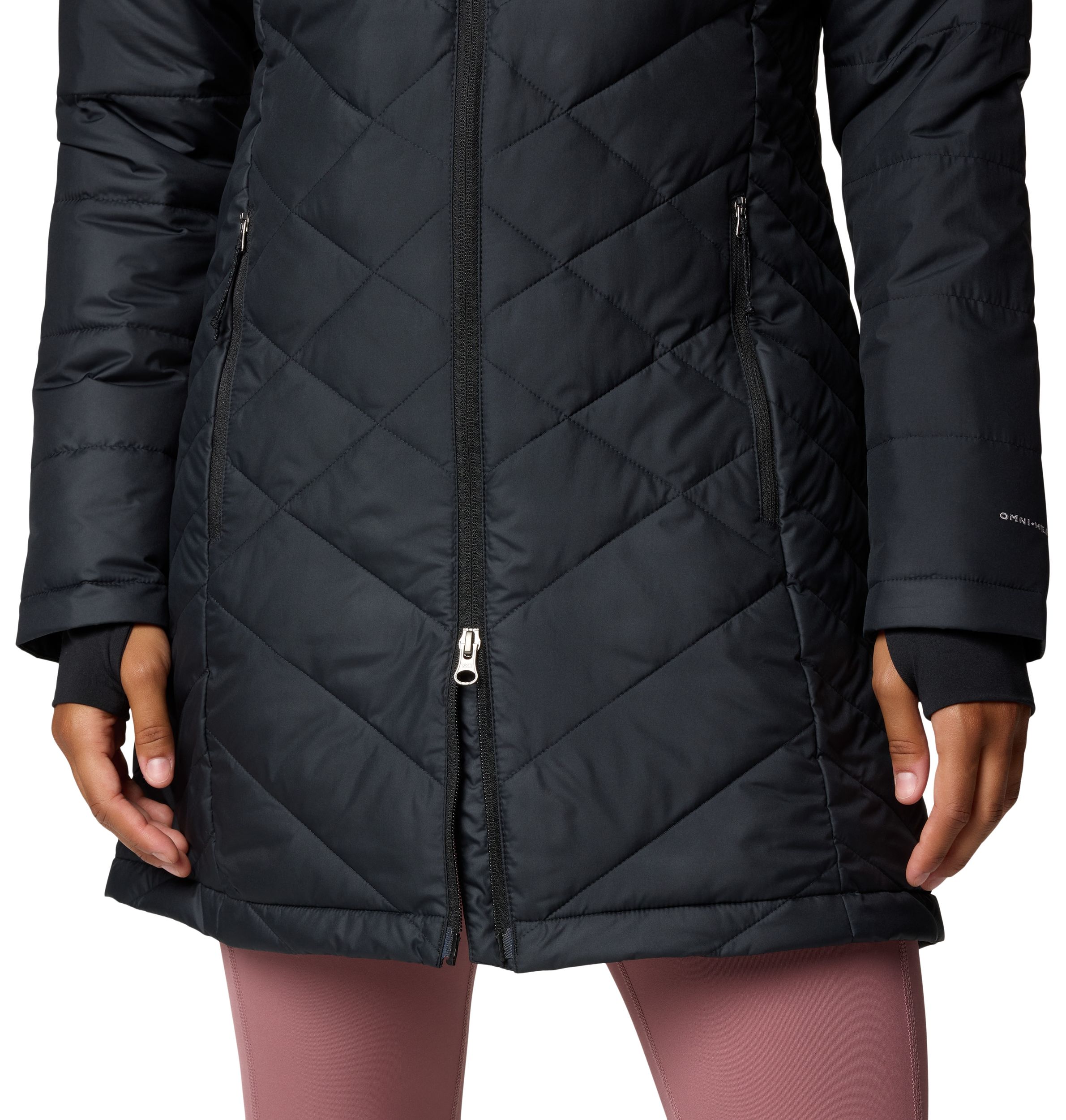 Veste bouffante longue à capuche avec Omni-Heat Reflective pour femmes, Heavenly, Columbia