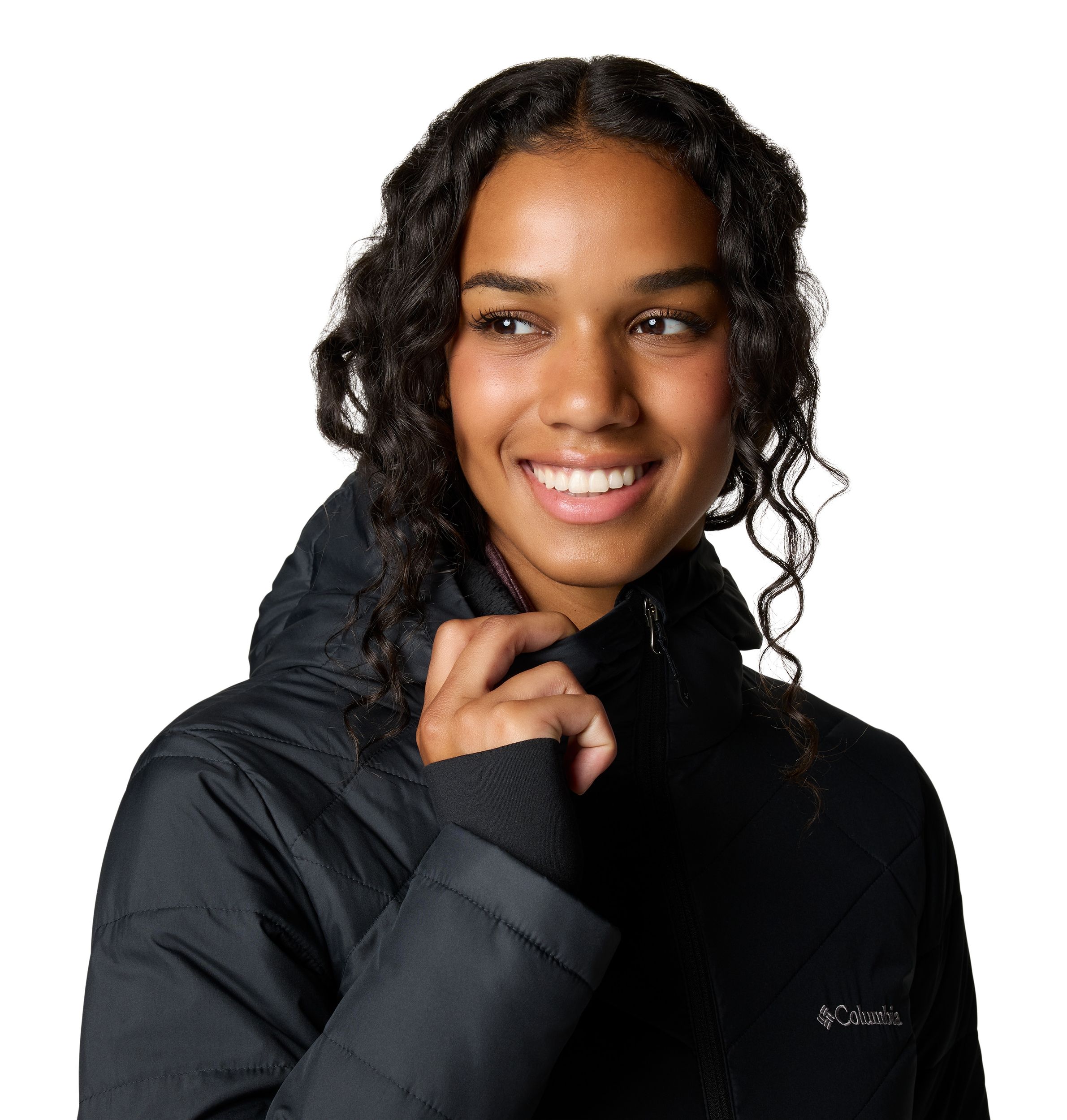 Veste bouffante longue à capuche avec Omni-Heat Reflective pour femmes, Heavenly, Columbia