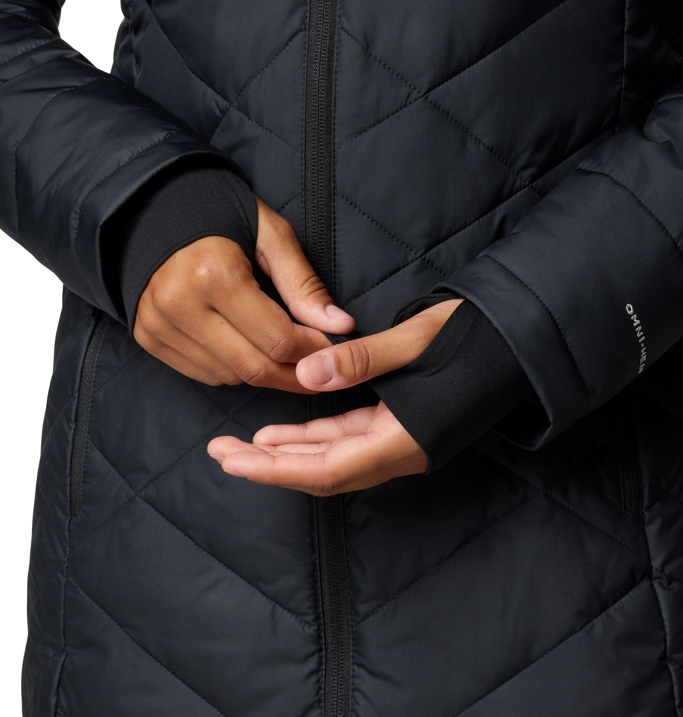 Veste bouffante longue à capuche avec Omni-Heat Reflective pour femmes, Heavenly, Columbia