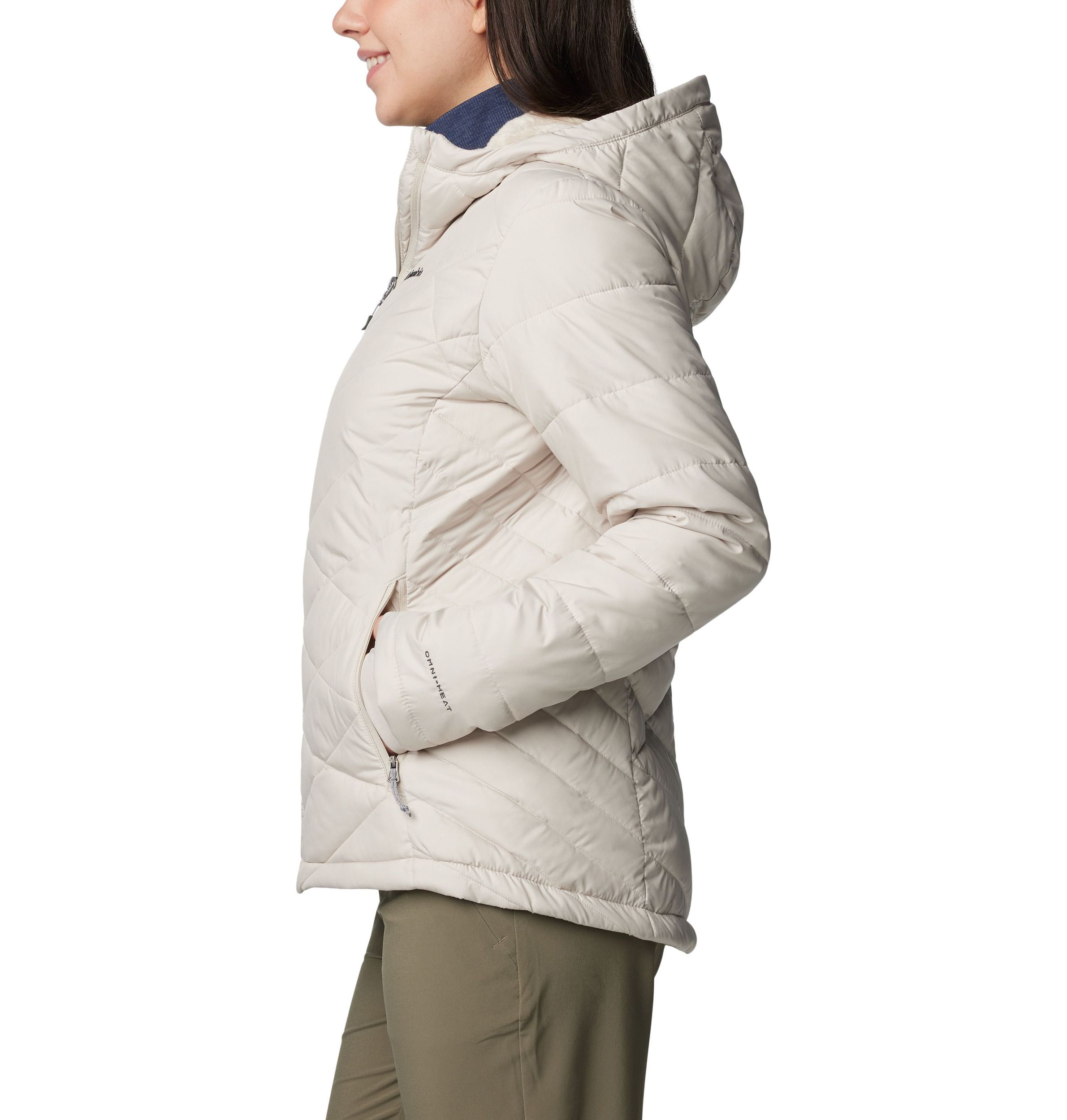 Columbia Women's Heavenly Omni-Heat Reflective Hooded Puffer Jacket