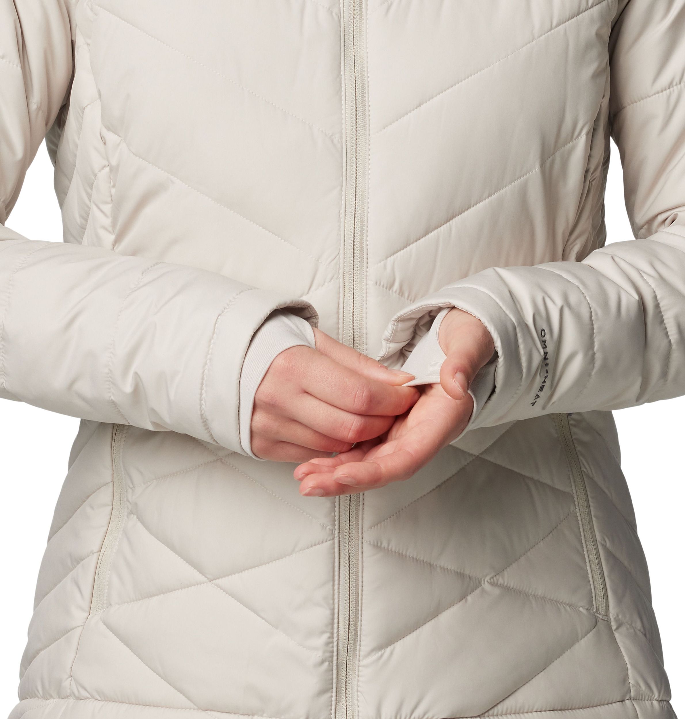 Columbia Women's Heavenly Omni-Heat Reflective Hooded Puffer Jacket